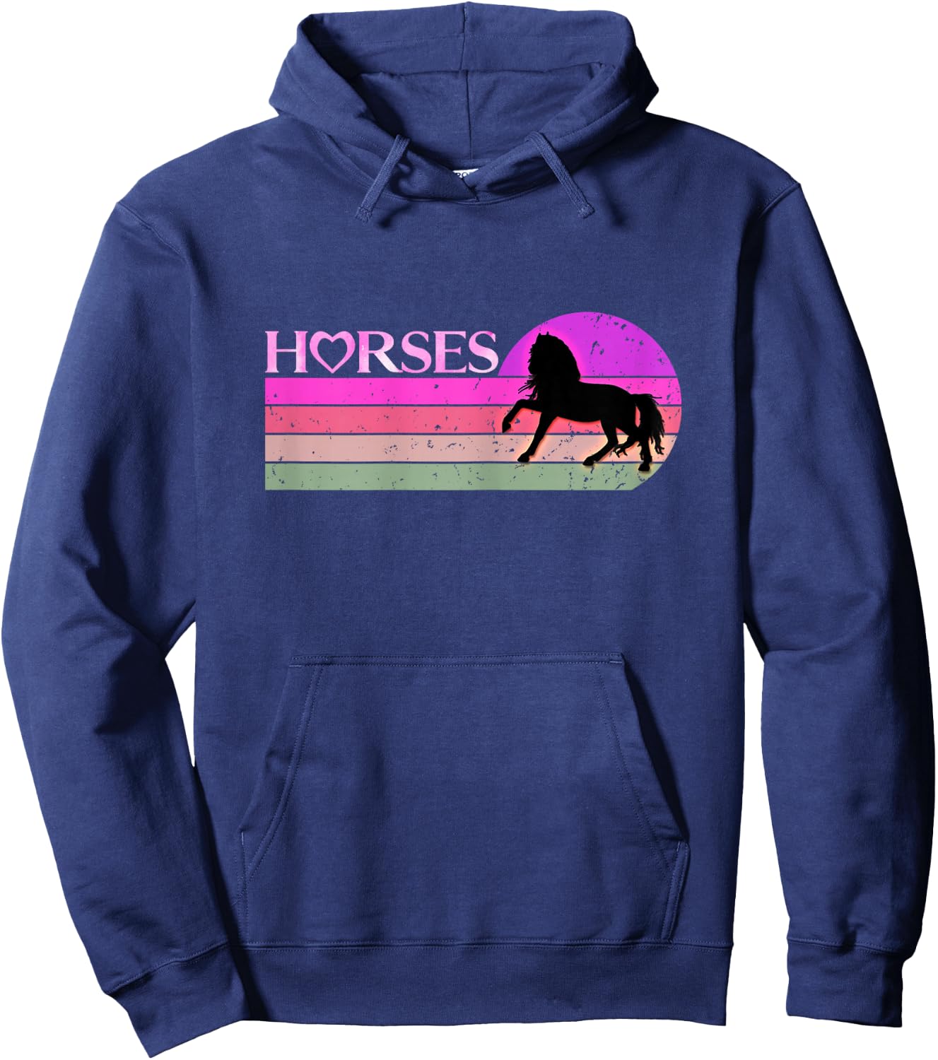Horse lover Gifts For Girls & Women Who Love Horses Hoodie - Hoodie | Navy
