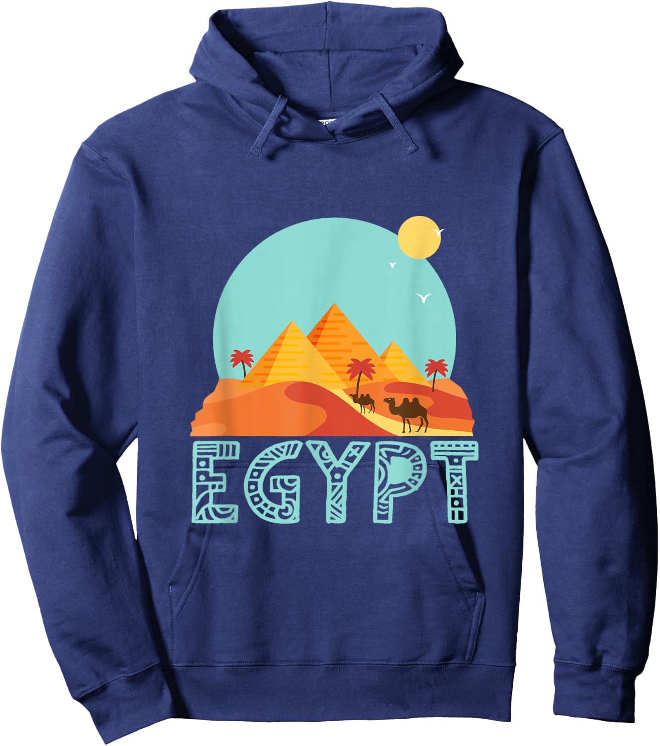 Sunset Egypt Hoodie - Hoodie | Navy