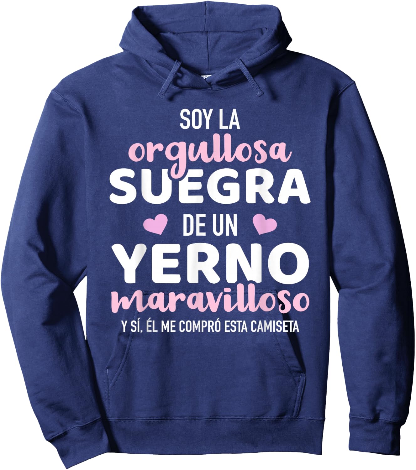 Orgullosa suegra de un yerno maravilloso Hoodie - Hoodie | Navy
