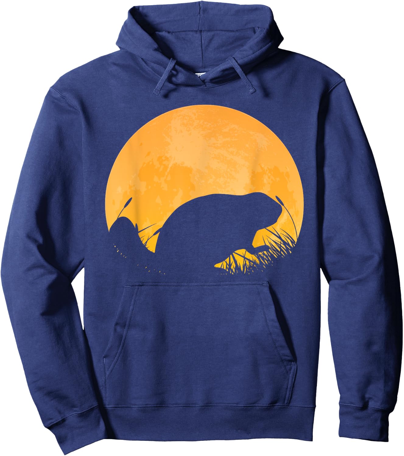 Beaver Easy Halloween Outfit Rodent Kit Moon Costume Gift Hoodie - Hoodie | Navy