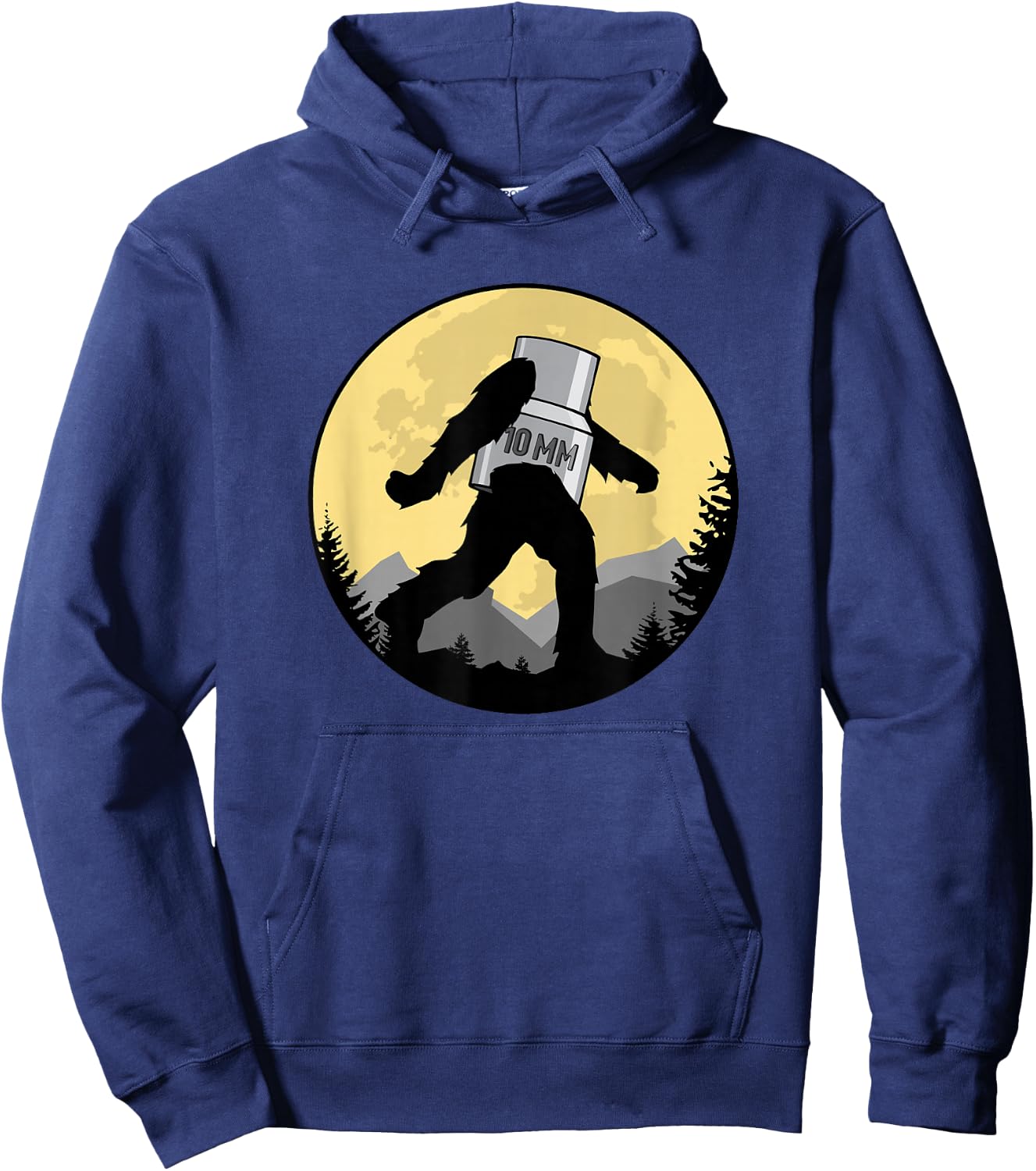 Missing 10mm Socket Funny Mechanic Bigfoot 10mm Socket Hoodie - Hoodie | Navy