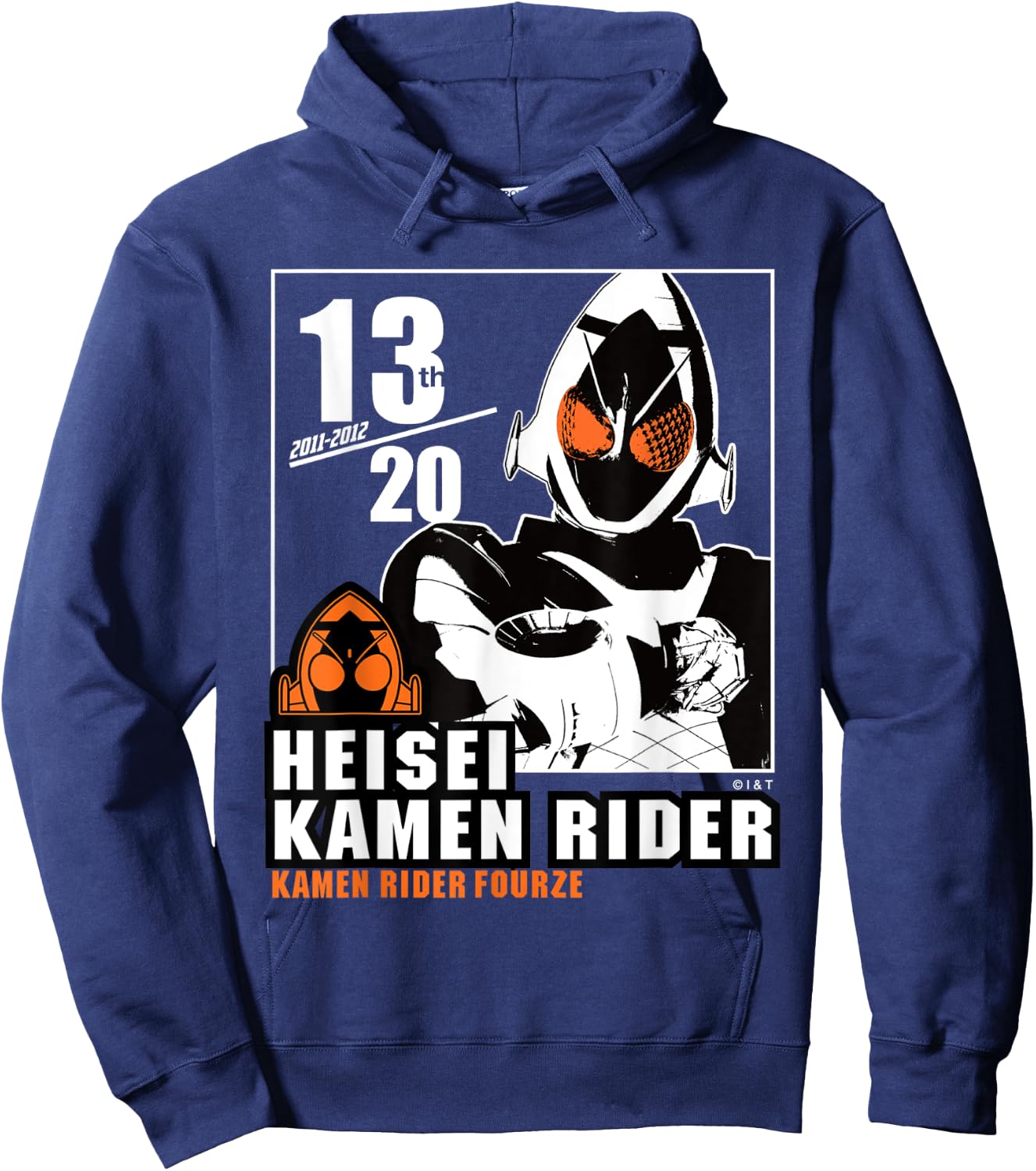 Kamen Rider Fourze Heisei Rider Anniversary Hoodie - Hoodie | Navy