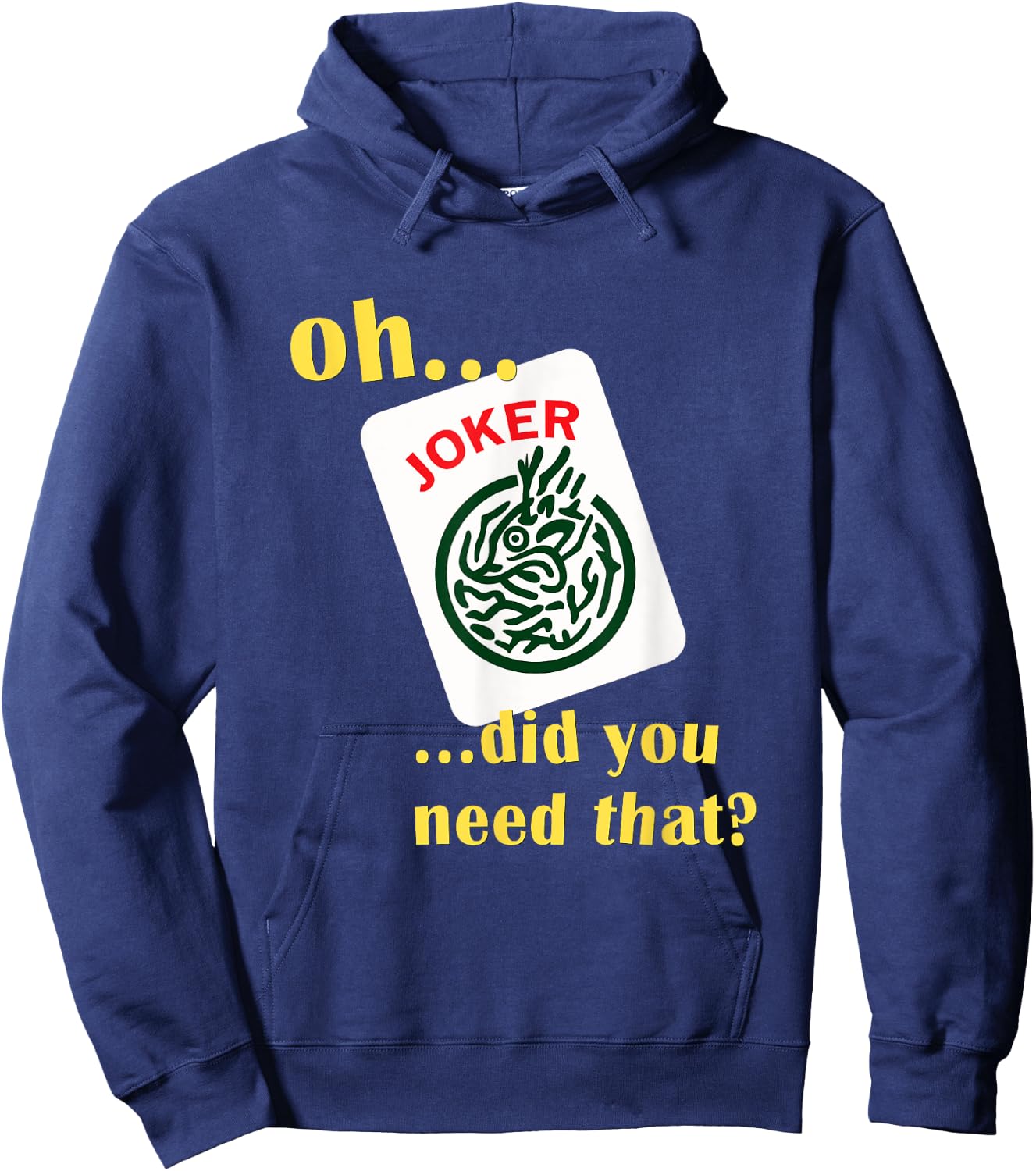 Mahjong Joker Designs Hoodie - Hoodie | Navy