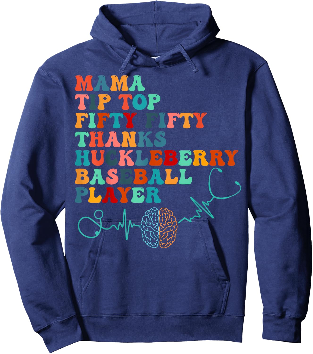 Stroke Neurosurgery Neurology Ortho Neuro Trauma Icu Nurse Hoodie - Hoodie | Navy