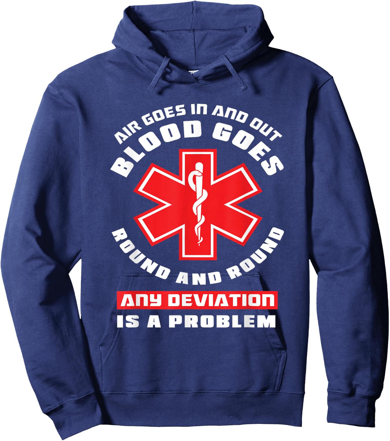 Funny Paramedic Sayings Emt EMS Ambulance Gifts First Responder Paramedic EMS Nurse EMT Funny Paramedic , Small Hoodie - Hoodie | Navy