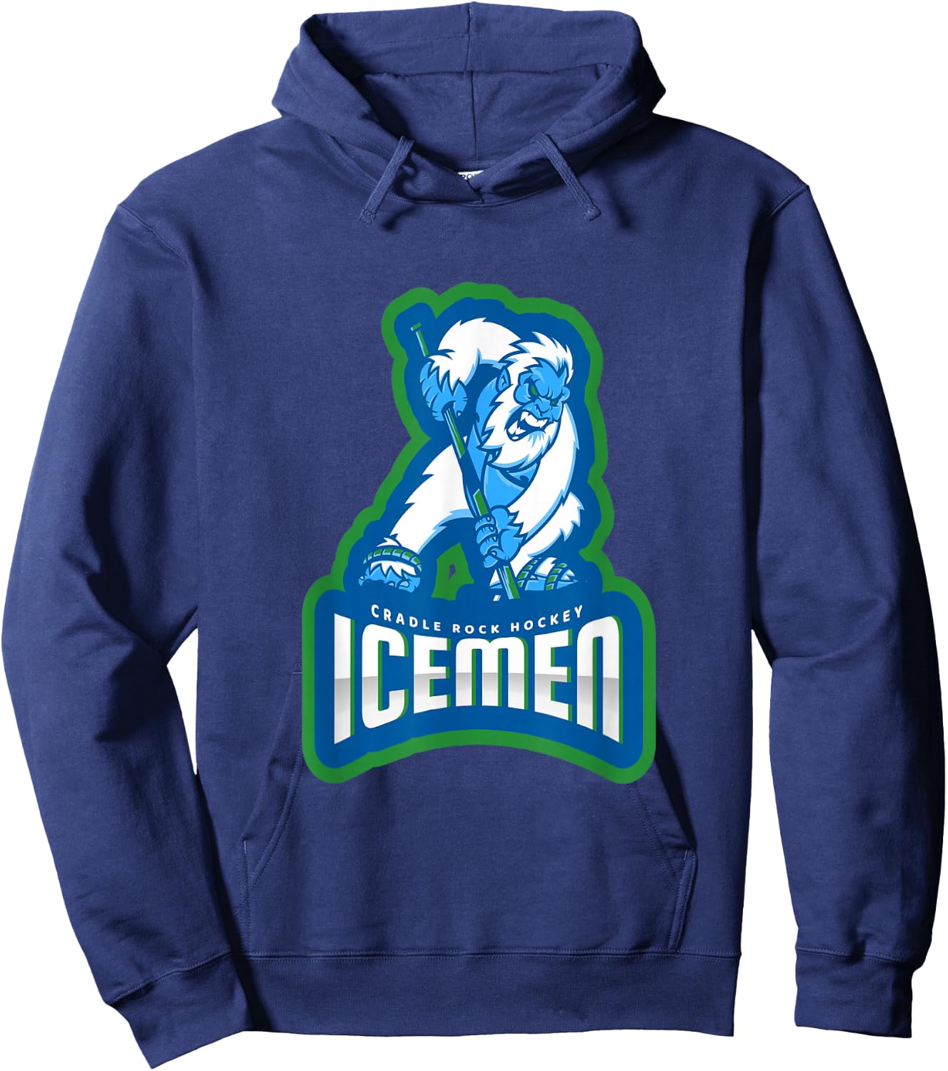 Icemen Cradle Rock Hockey Continental Hockey League Champs Hoodie - Hoodie | Navy