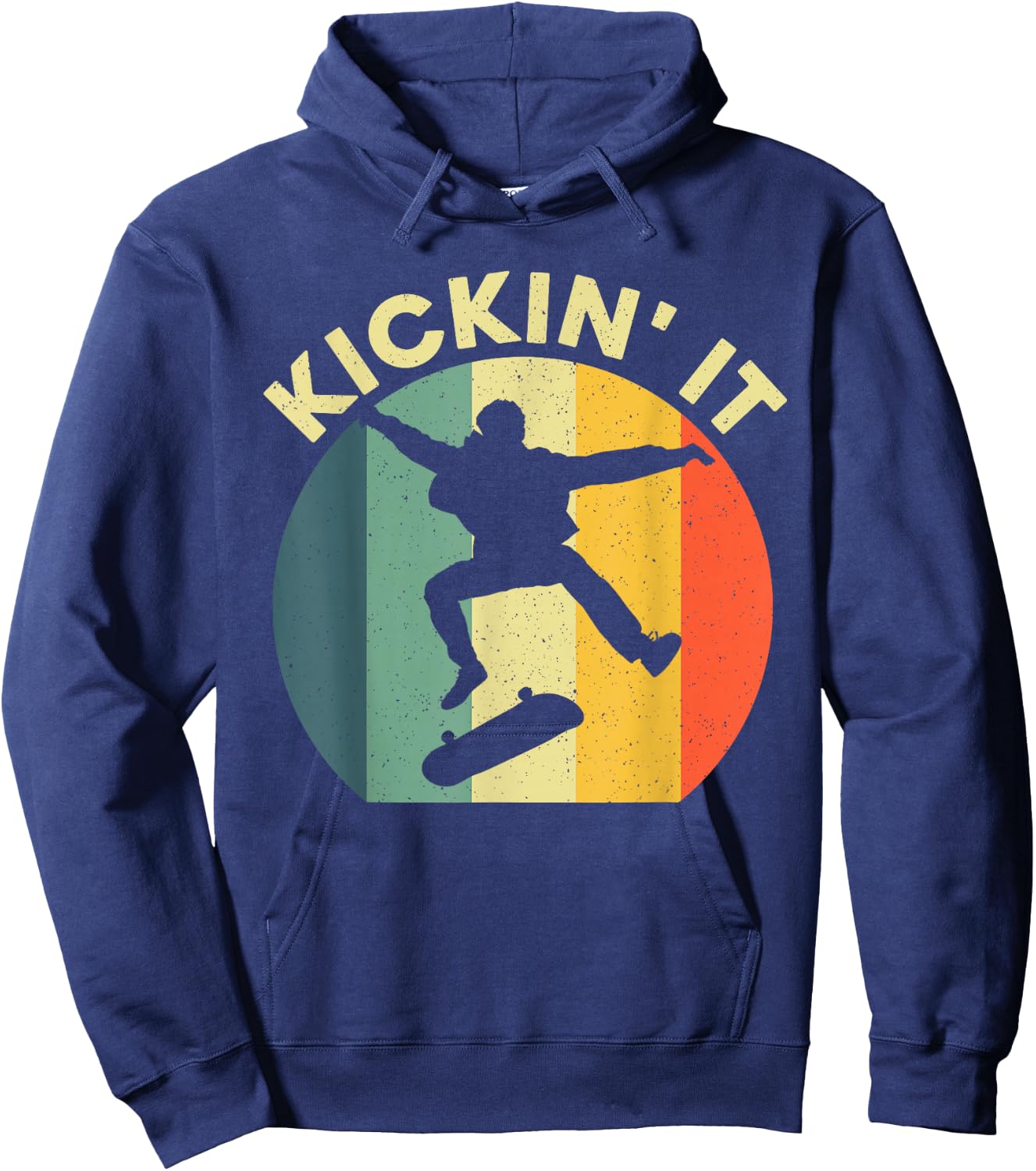 Cool Skateboarding Art Women Skateboarder Skateboard Hoodie - Hoodie | Navy