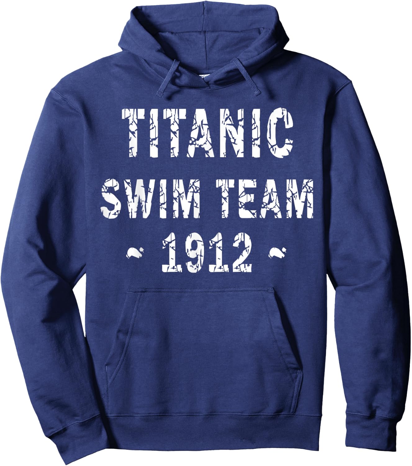 Titanic Swim Team Nautical Cruise Humor Sports and Leisure Hoodie - Hoodie | Navy