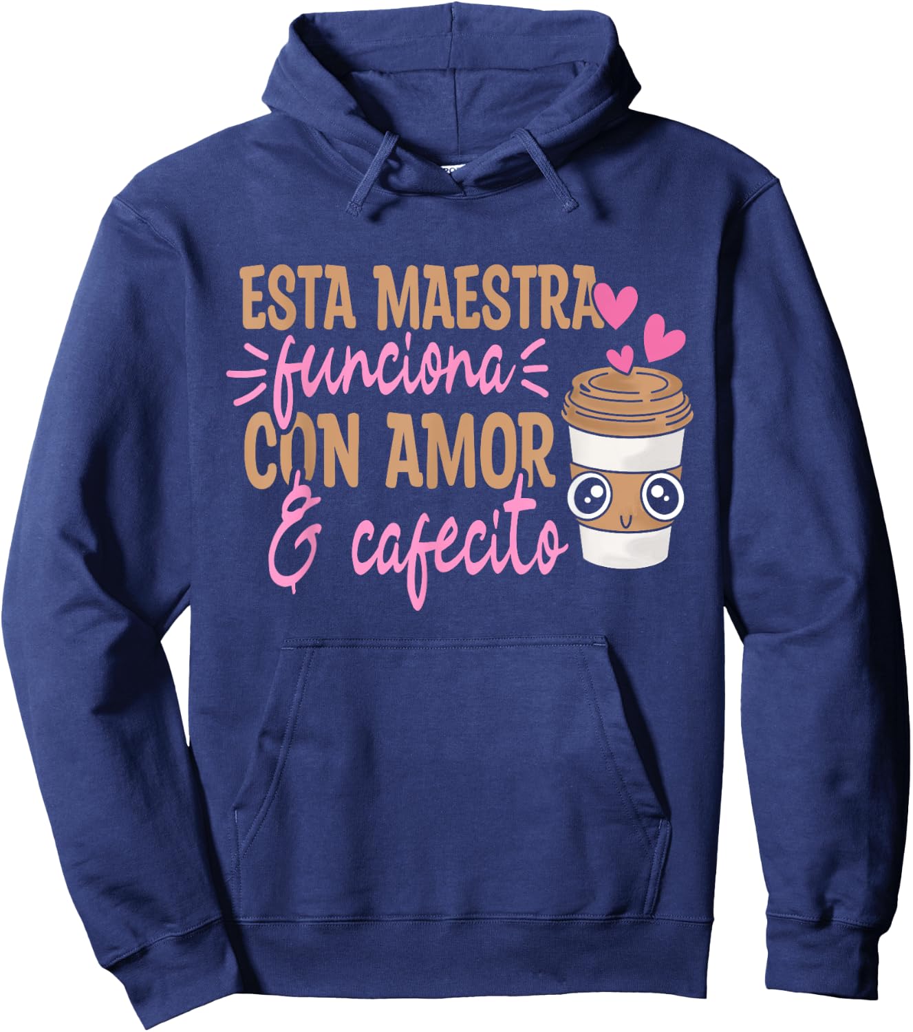Maestras Espanol Spanish Teacher Hispanic Teacher Bilingue Hoodie - Hoodie | Navy