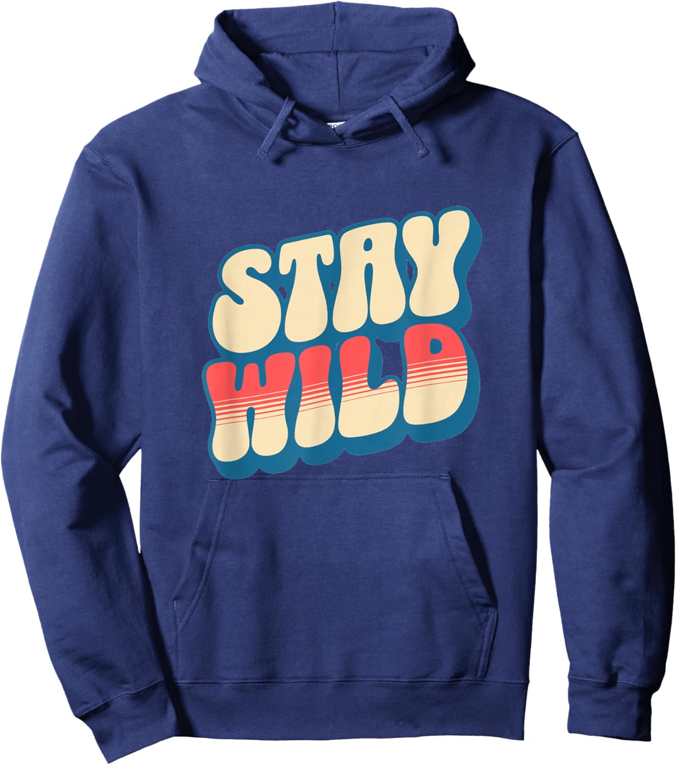 Stay Wild Hoodie - Hoodie | Navy