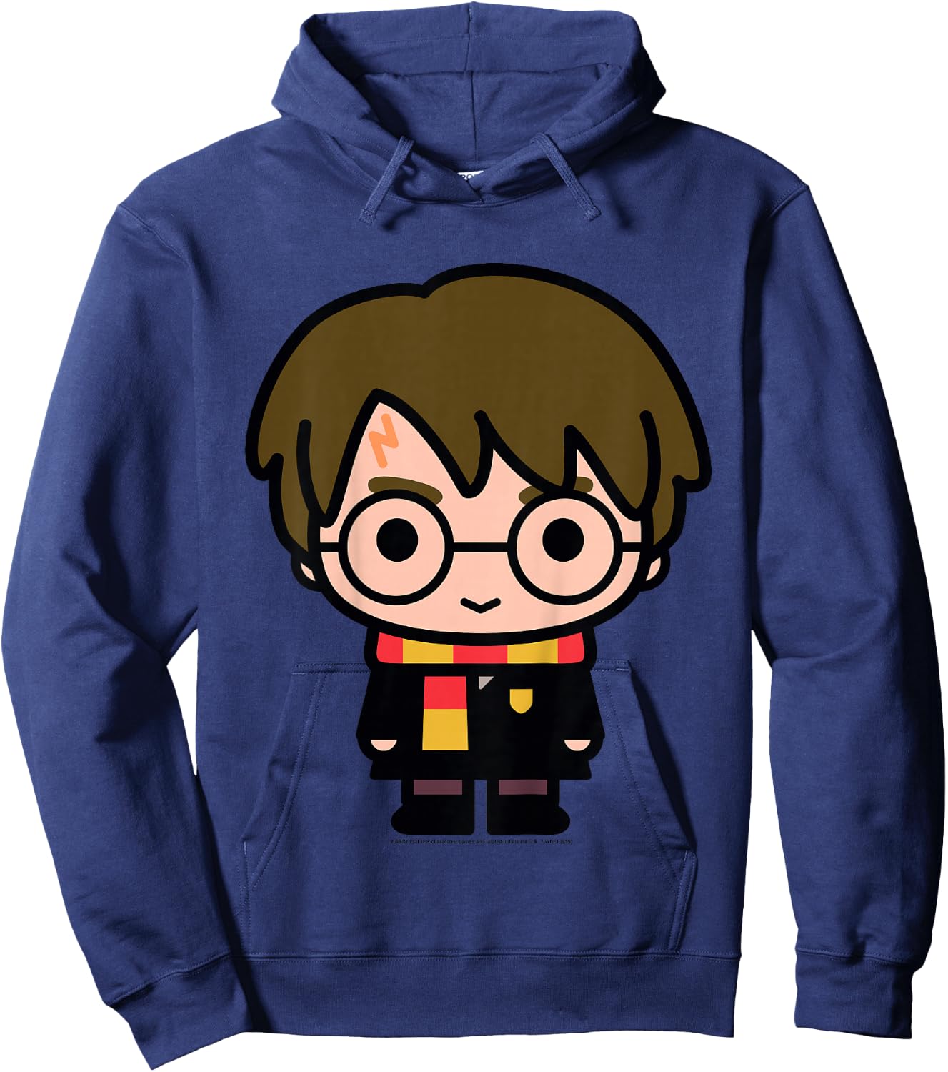 Kids Harry Potter Cute Cartoon Style Portrait Hoodie - Hoodie | Navy