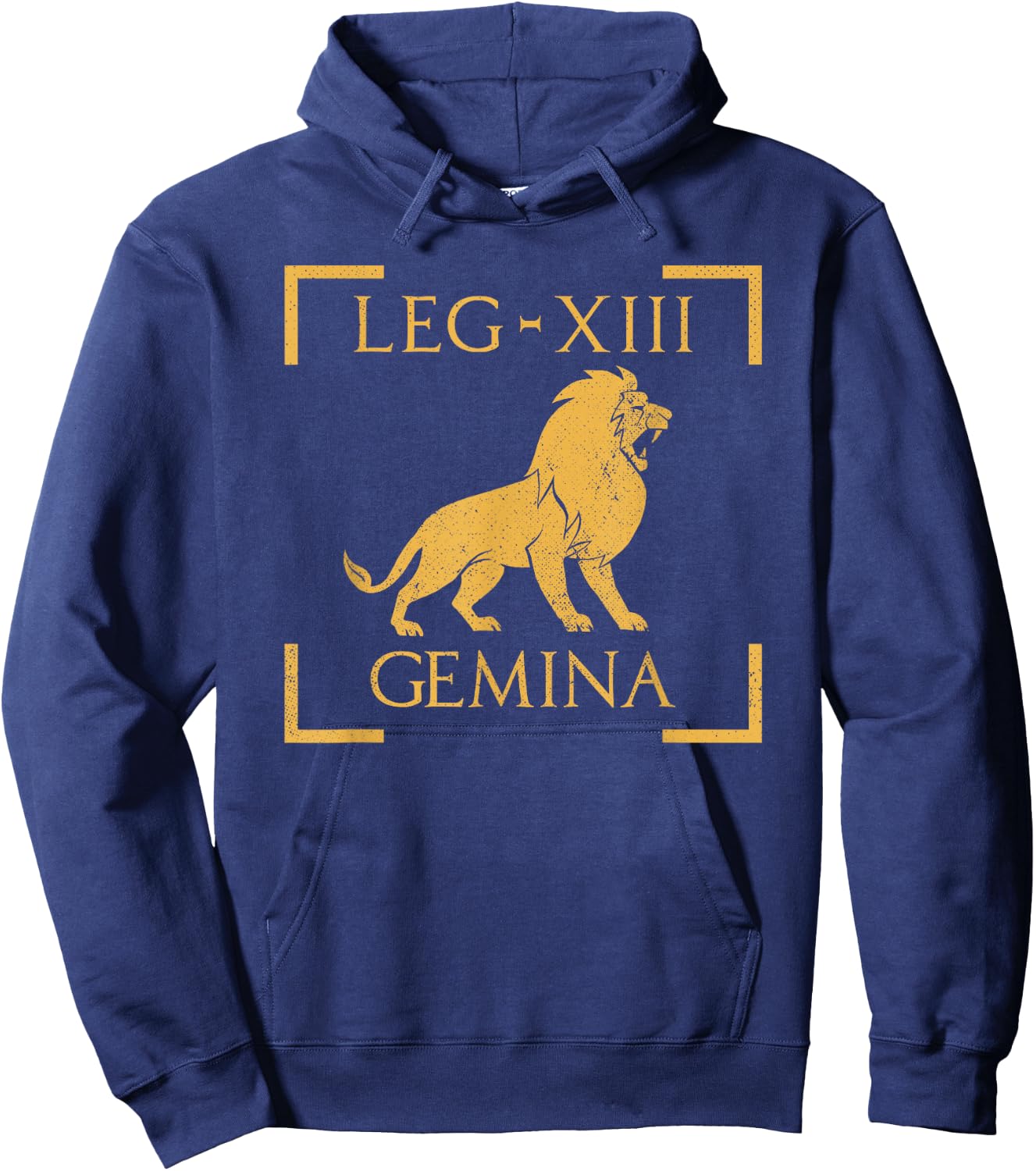 Legio XIII Gemina Lion Roman Legion Hoodie - Hoodie | Navy
