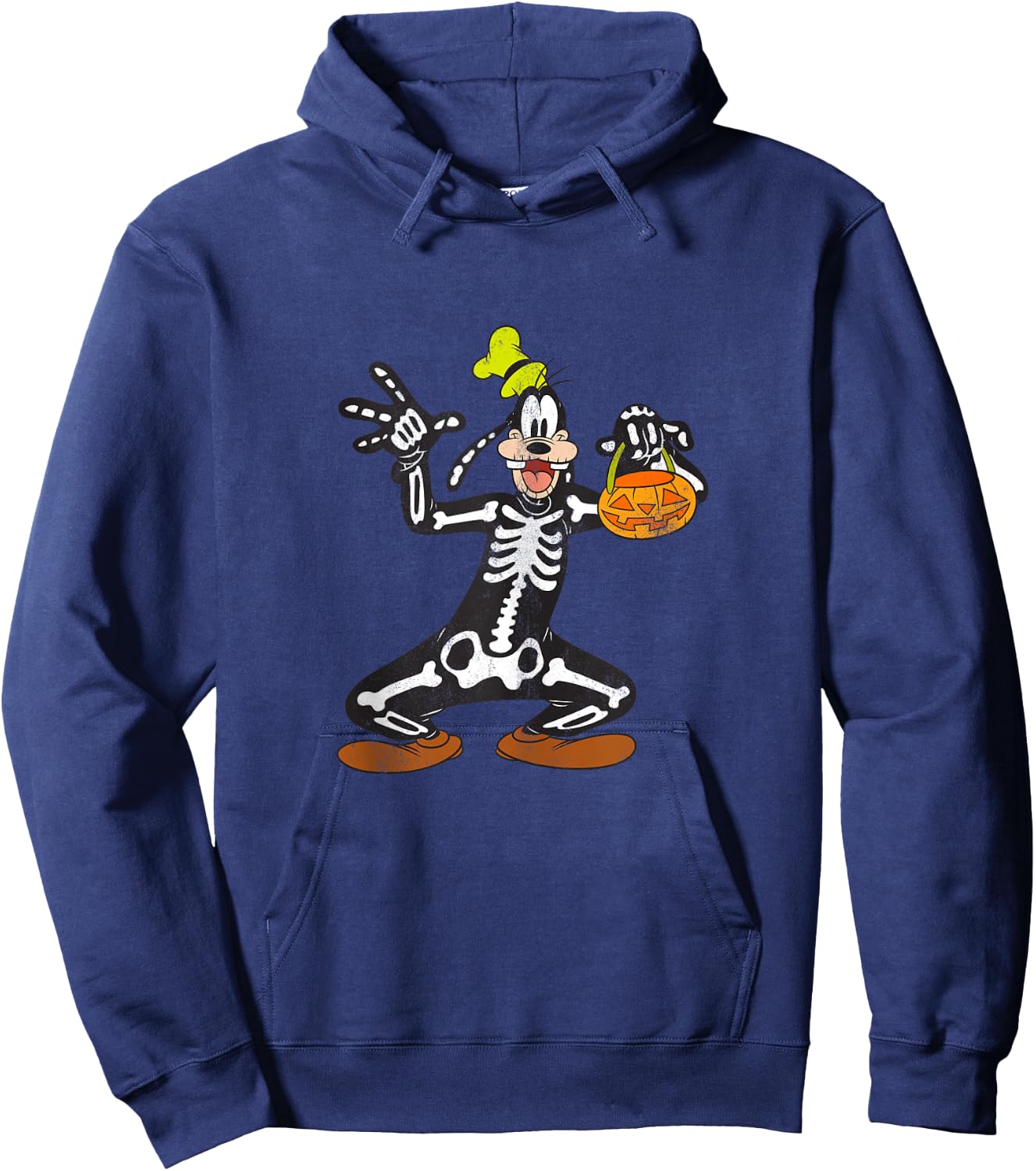 Disney - Goofy Skeleton Halloween Hoodie - Hoodie | Navy