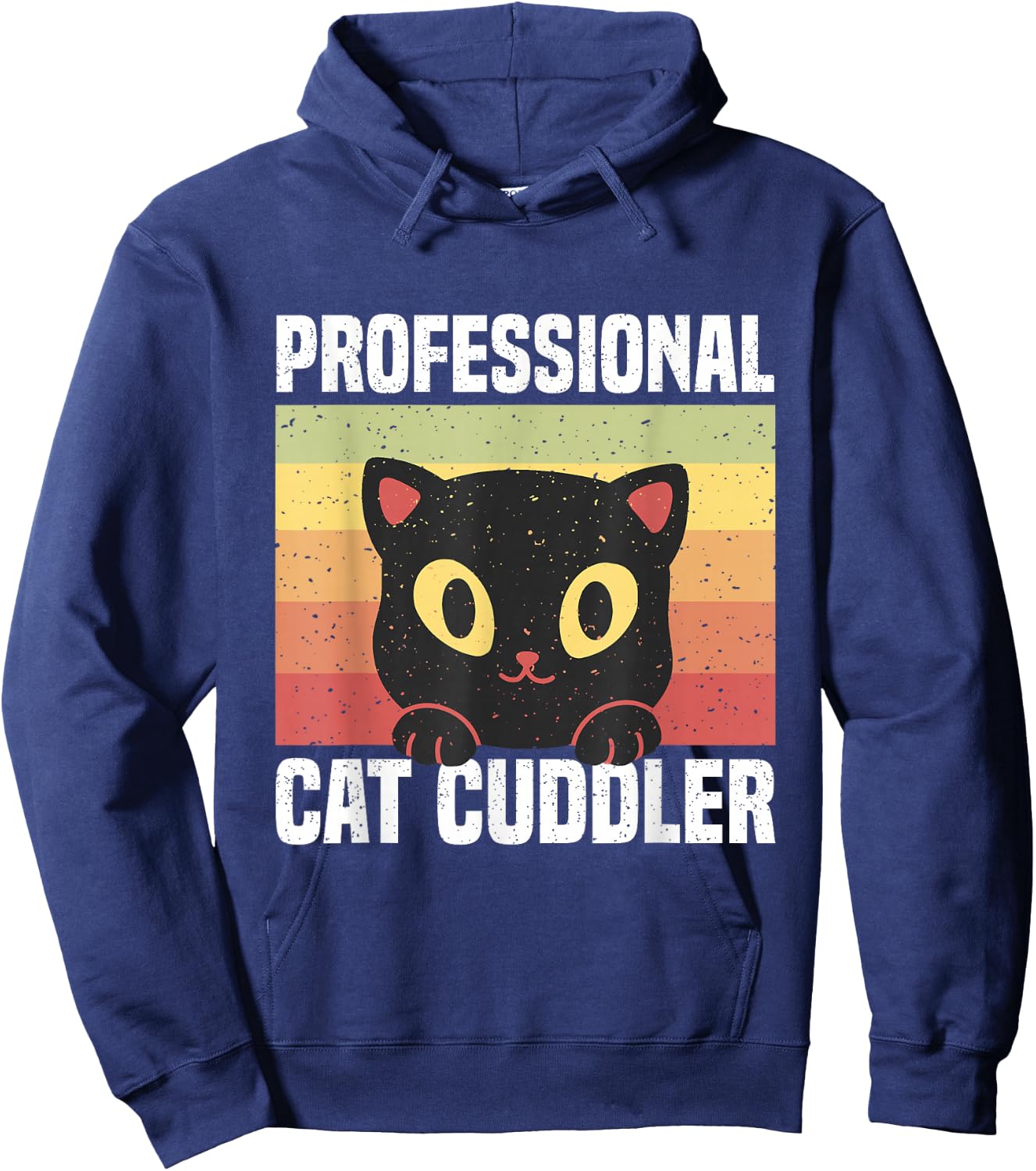 Cats Professional Cat Cuddler Men Women Hoodie - Hoodie | Navy