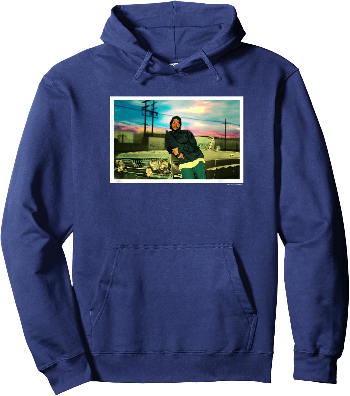 Boyz n the Hood Car at Sunset Hoodie - Hoodie | Navy