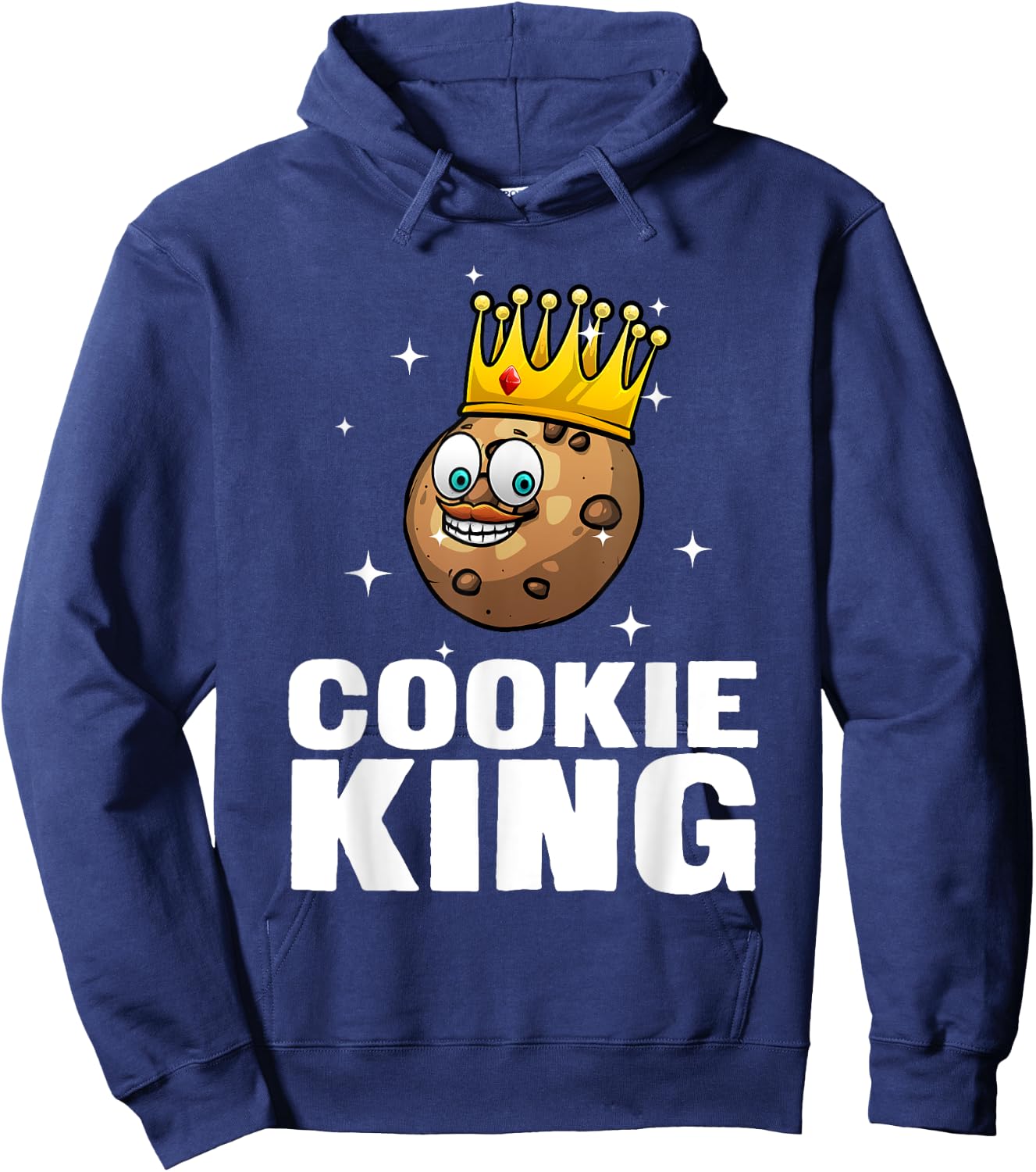 Funny Cookie King Gift Cool Culinary Baker Baking Hoodie - Hoodie | Navy