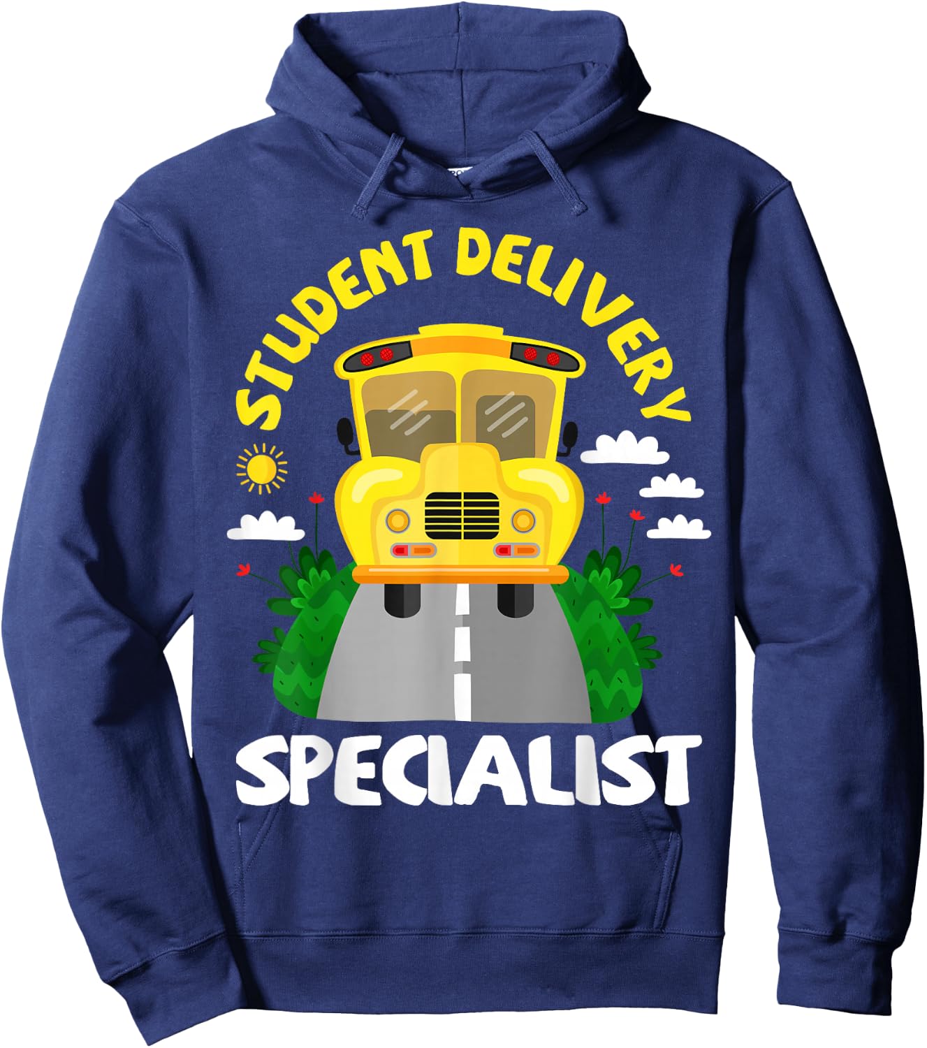 Student Delivery Specialist Bus Driver Hoodie - Hoodie | Navy