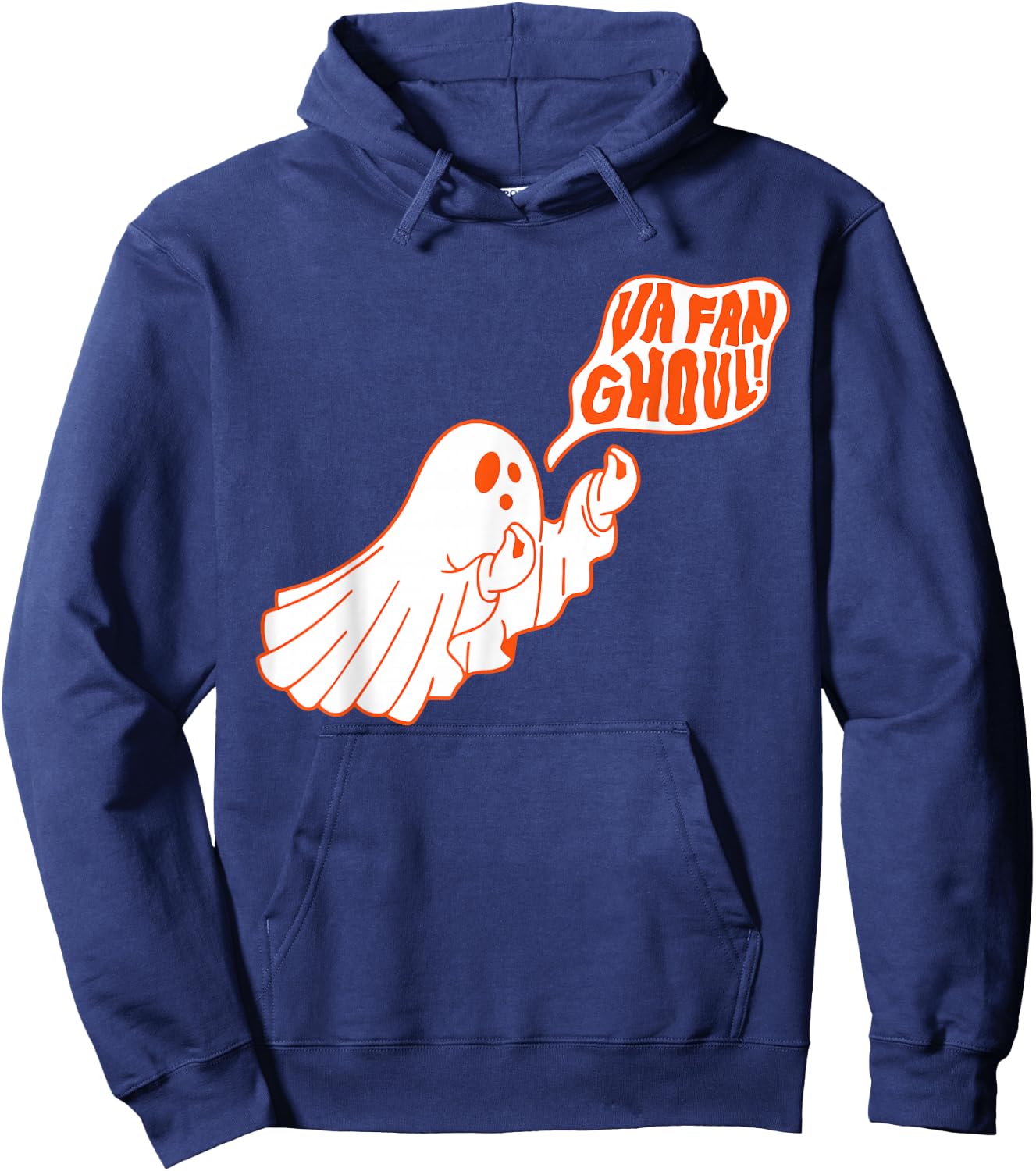 Va Fan Ghoul Ghost Italian Halloween Funny Costume Men Women Hoodie - Hoodie | Navy