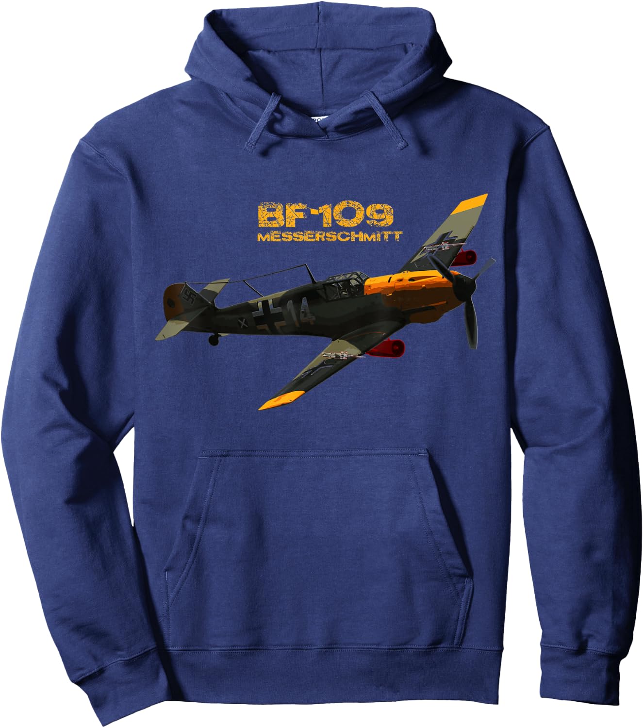 Bf-109 Messerschmitt Hoodie - Hoodie | Navy