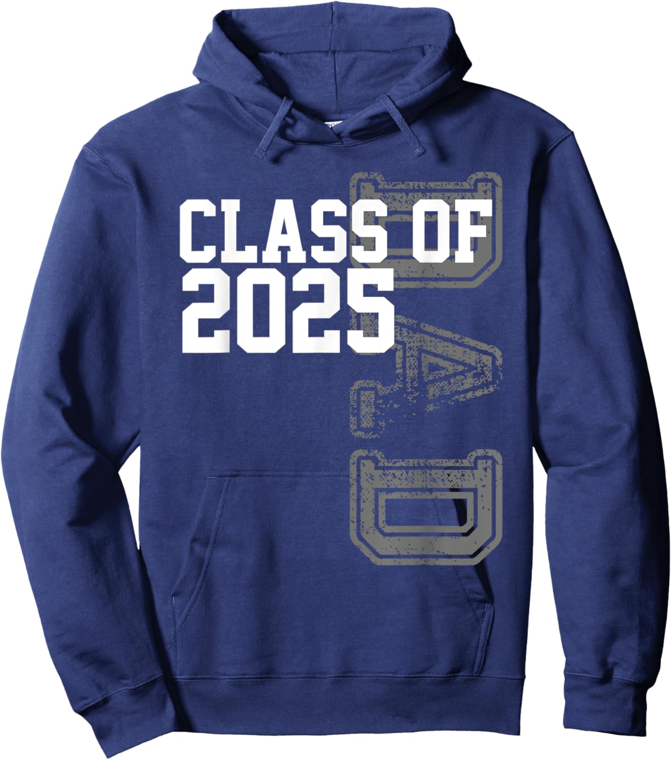 Senior 2025 Class Grad Proud Dad Class of 2025 Hoodie - Hoodie | Navy