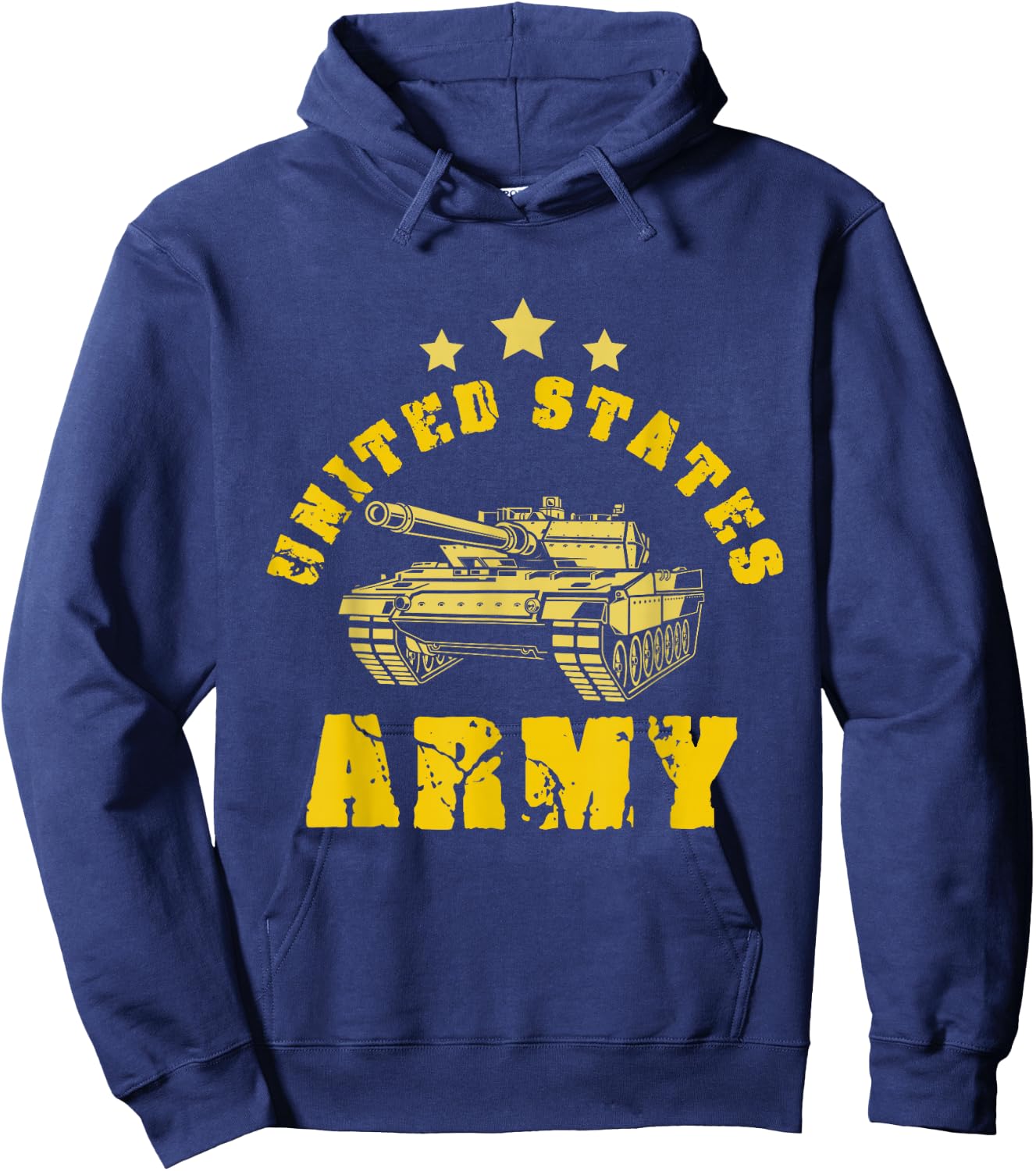 United States Army Battle Tank Battlefield Tank Military Hoodie - Hoodie | Navy