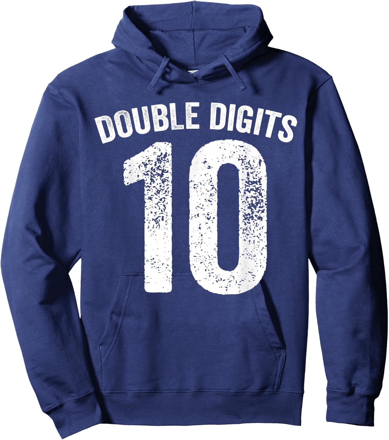10 Double Digits 10 Year Old Gifts 10th Birthday Ten Bday Hoodie - Hoodie | Navy