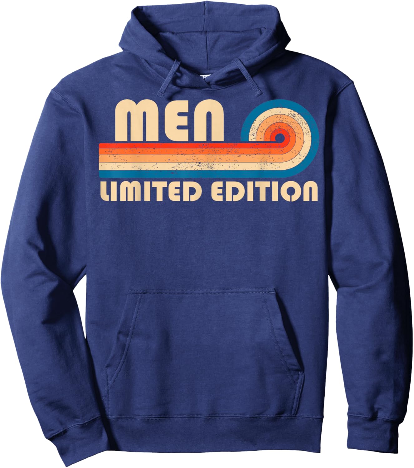 MEN Surname Retro Vintage 80s 90s Birthday Reunion Hoodie - Hoodie | Navy