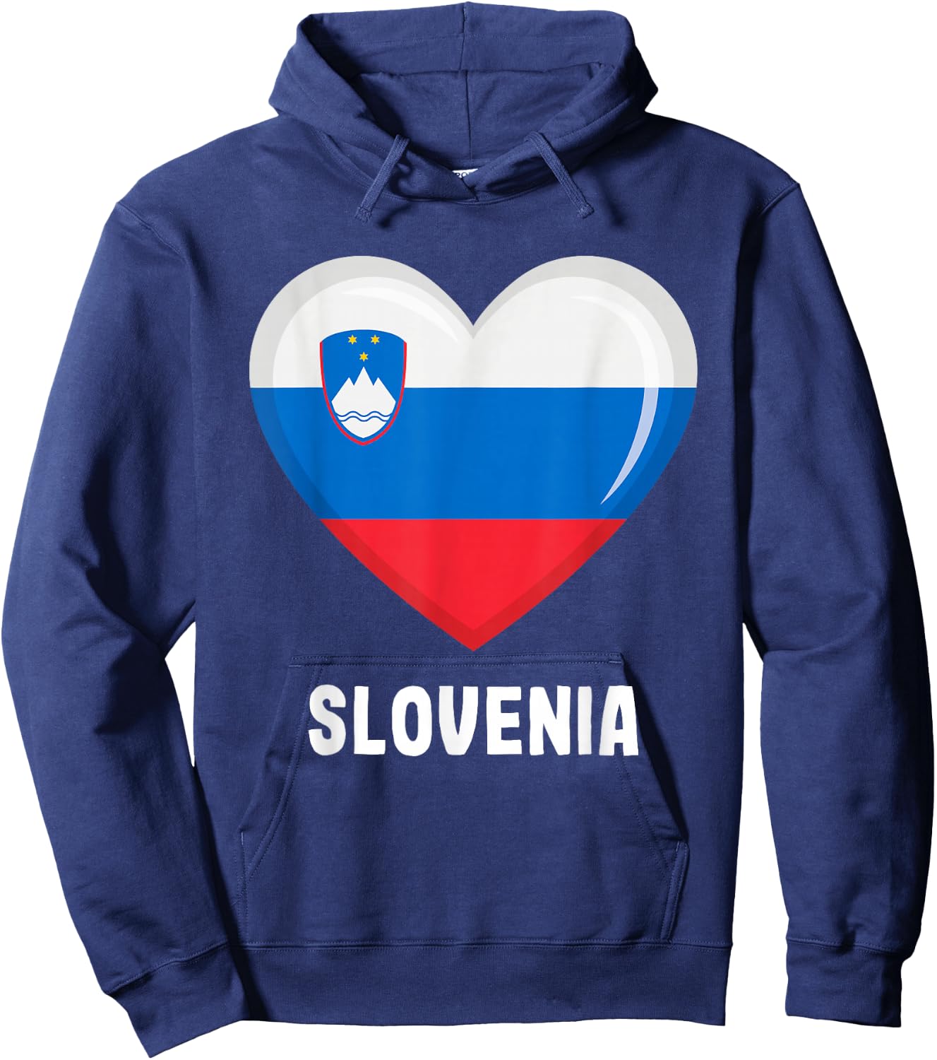 Slovenia Flag Jersey | Slovenian Hoodie - Hoodie | Navy