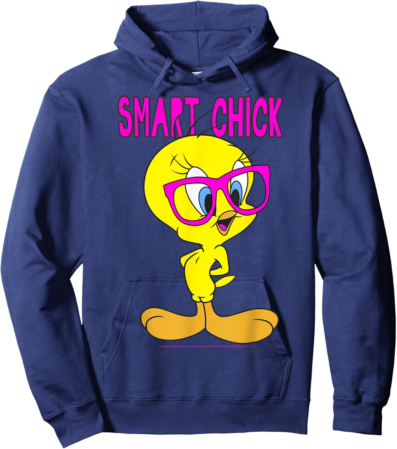 Looney Tunes Tweety Bird Smart Chick Hoodie - Hoodie | Navy