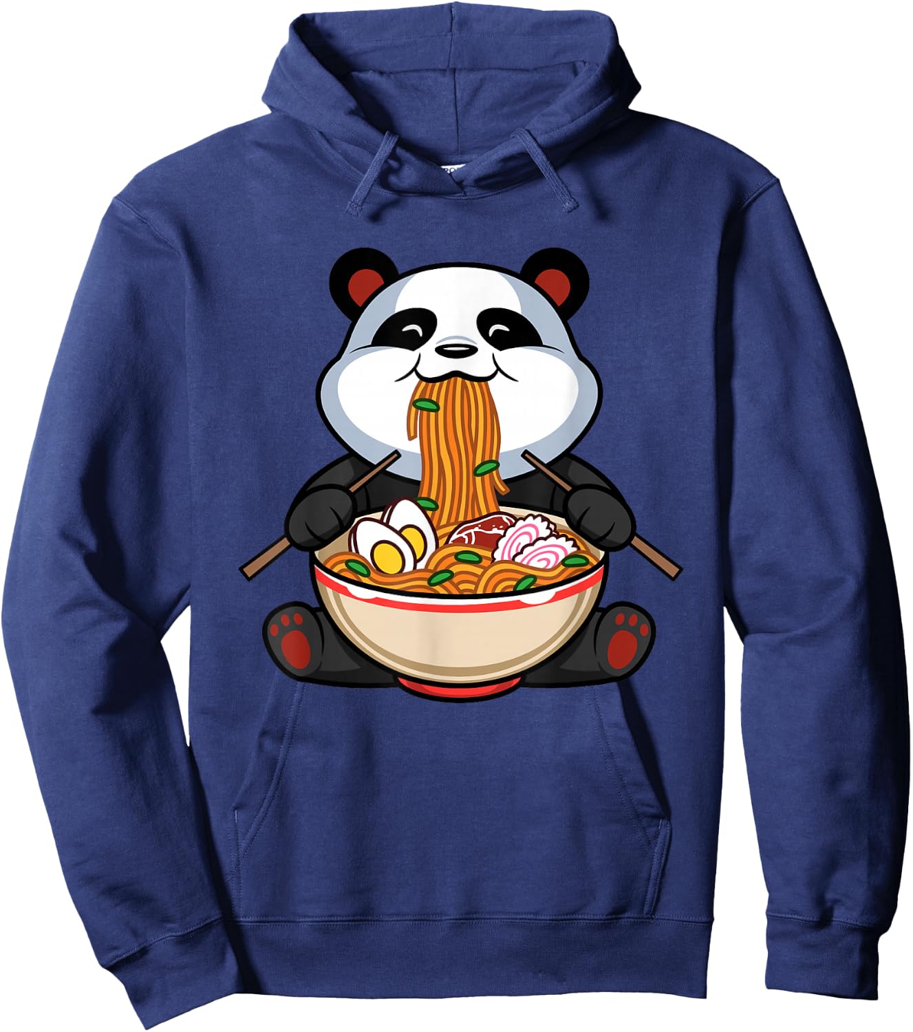Awesome Otaku Japanime Lover Outfit Men Women Kids Funny Cute Kawaii Panda Ramen Noodles Japanese Anime Gift Hoodie - Hoodie | Navy