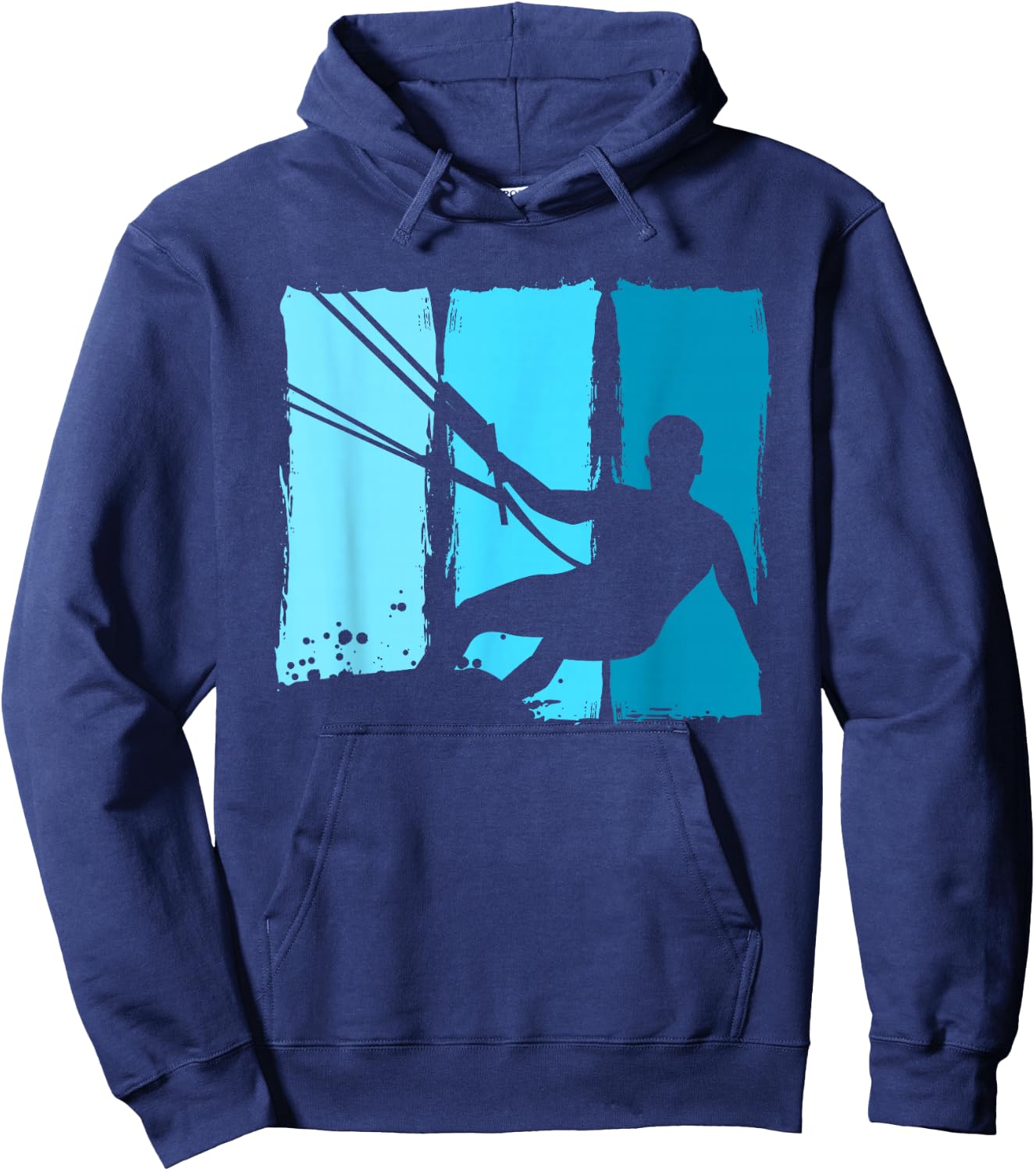 Kitesurf Board Trainer Kite Kiteboarding Kitesurfing Hoodie - Hoodie | Navy