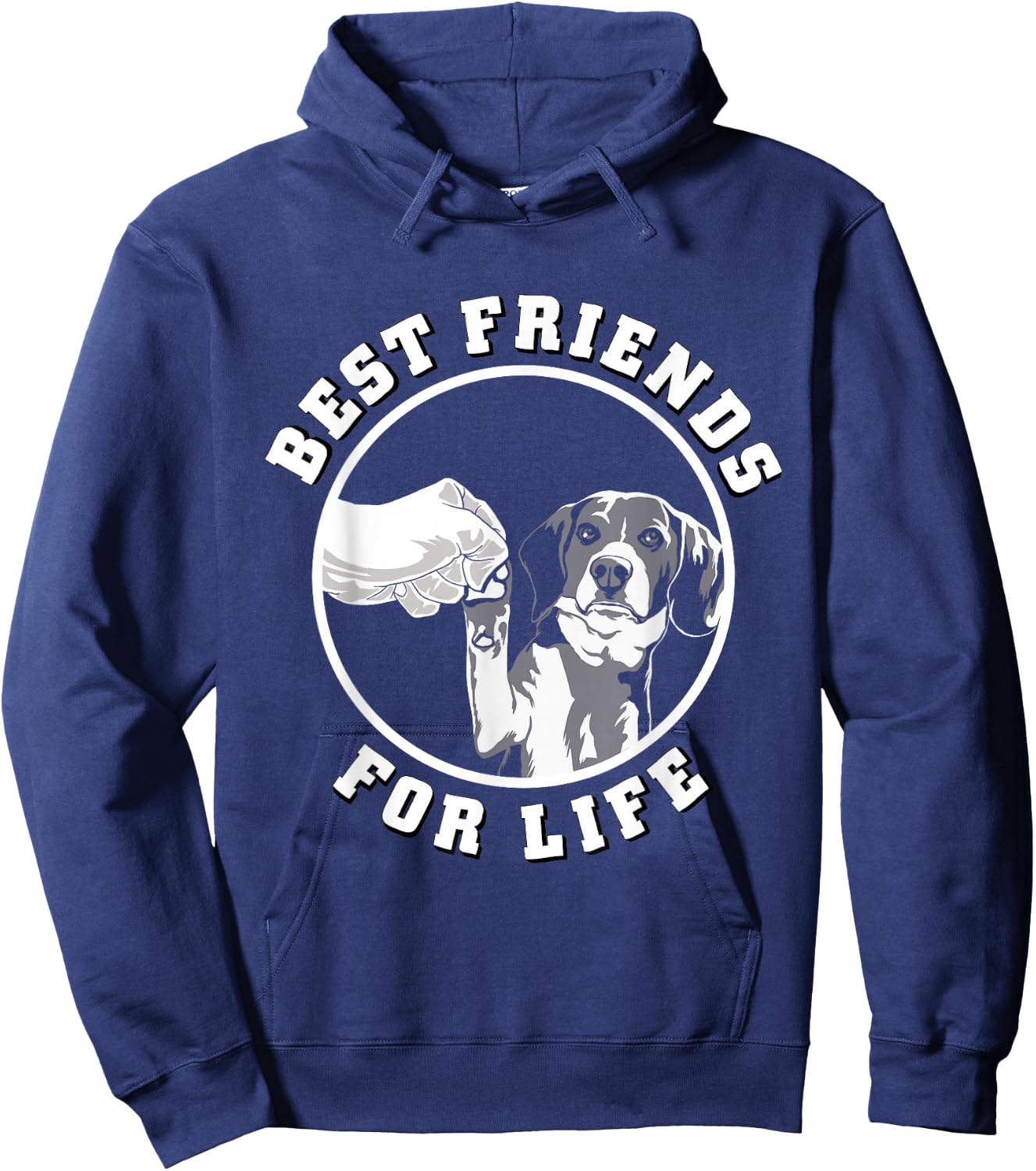 Beagle Shirt Best Friend Pet Dog Beagle Lover Beagle Mom Dad Hoodie - Hoodie | Navy
