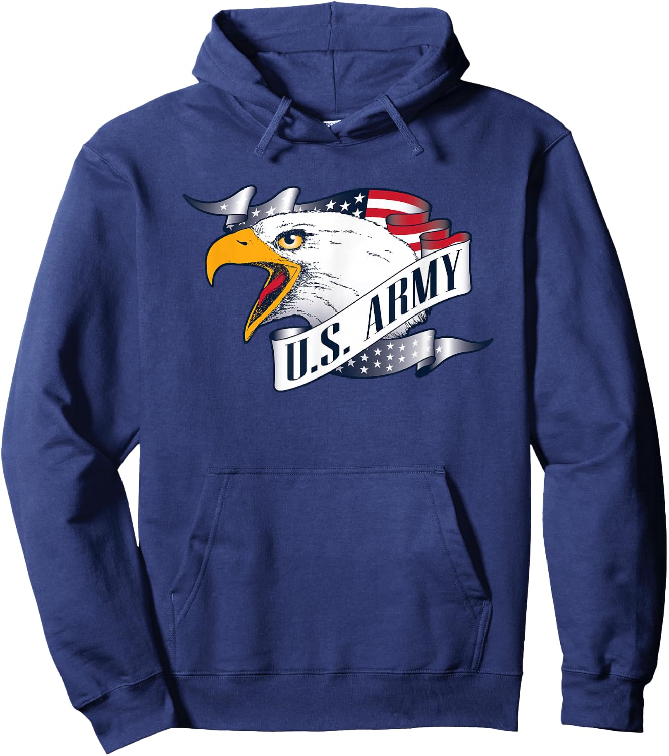 Military Army United States Eagle Green Officially Licensed Hoodie - Hoodie | Navy