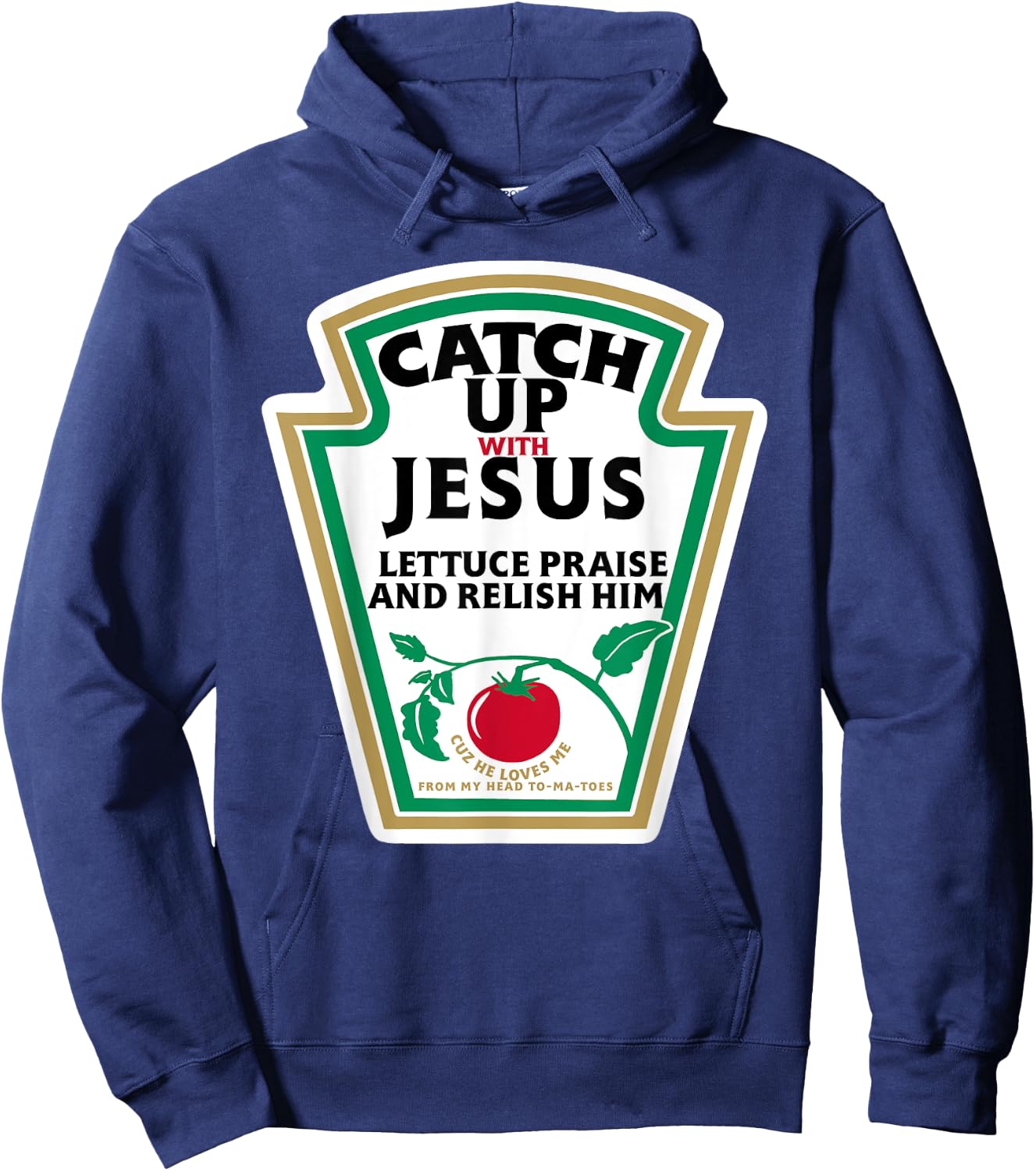 CatchUp with Jesus Hoodie - Hoodie | Navy