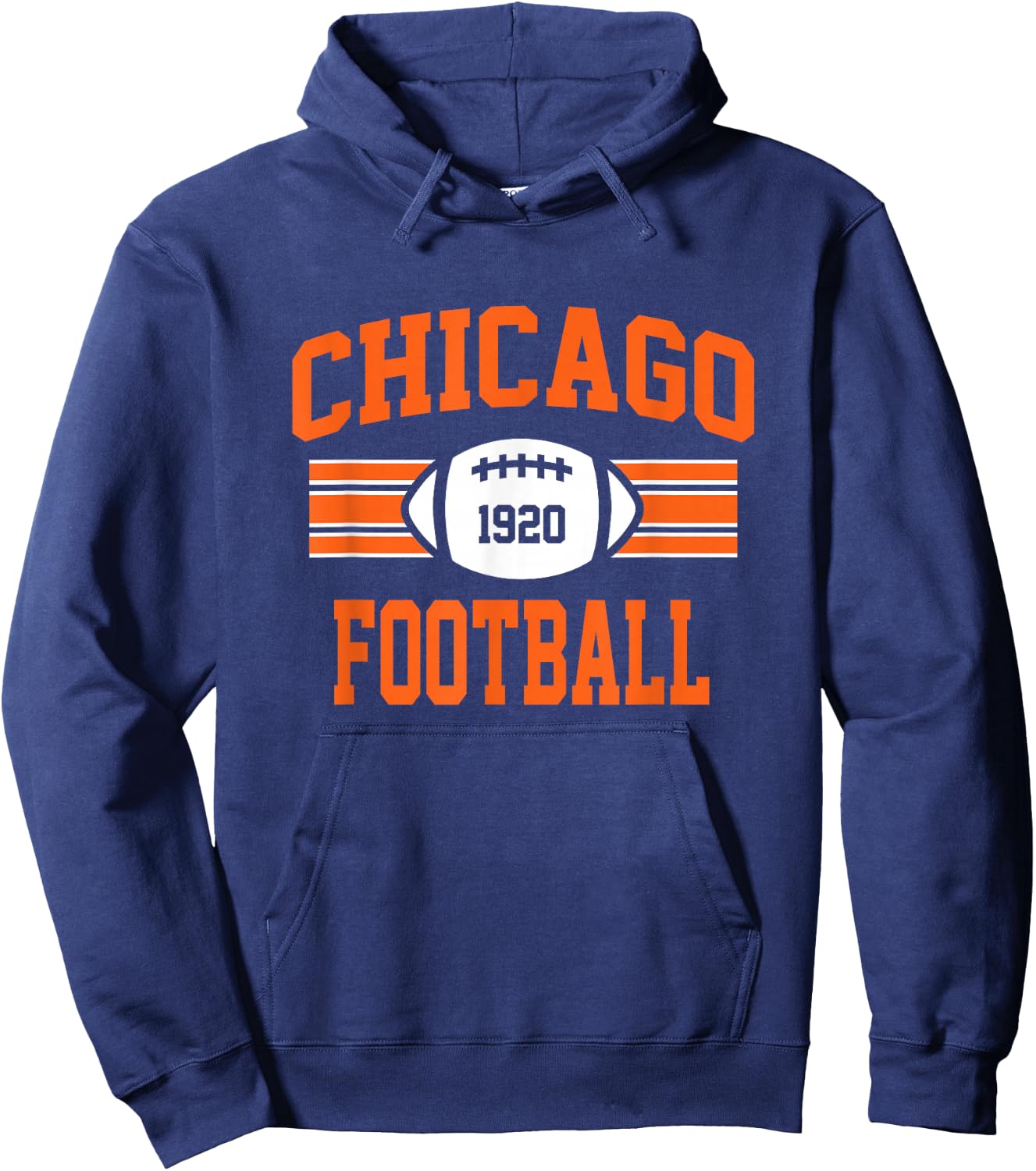 Chicago Football Athletic Vintage Sports Team Fan Gift Hoodie - Hoodie | Navy