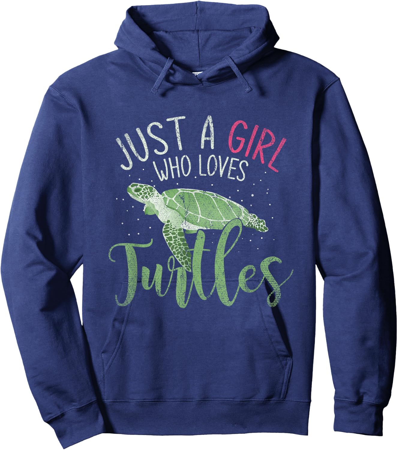 Sea Turtle Ocean Animal Women Girls Kids Gift Turtle Hoodie - Hoodie | Navy