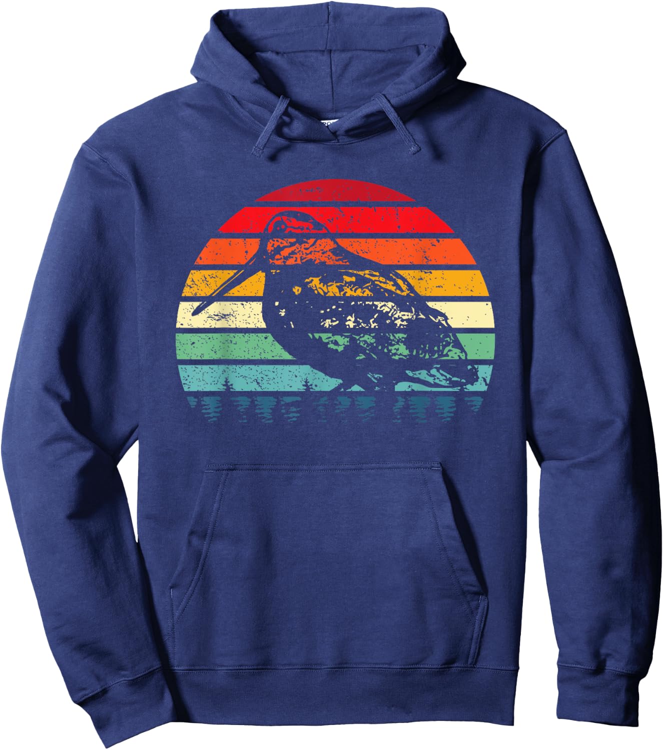 Retro Woodcock Hunter Timberdoodle Bogsucker Hokumpoke Gifts Hoodie - Hoodie | Navy