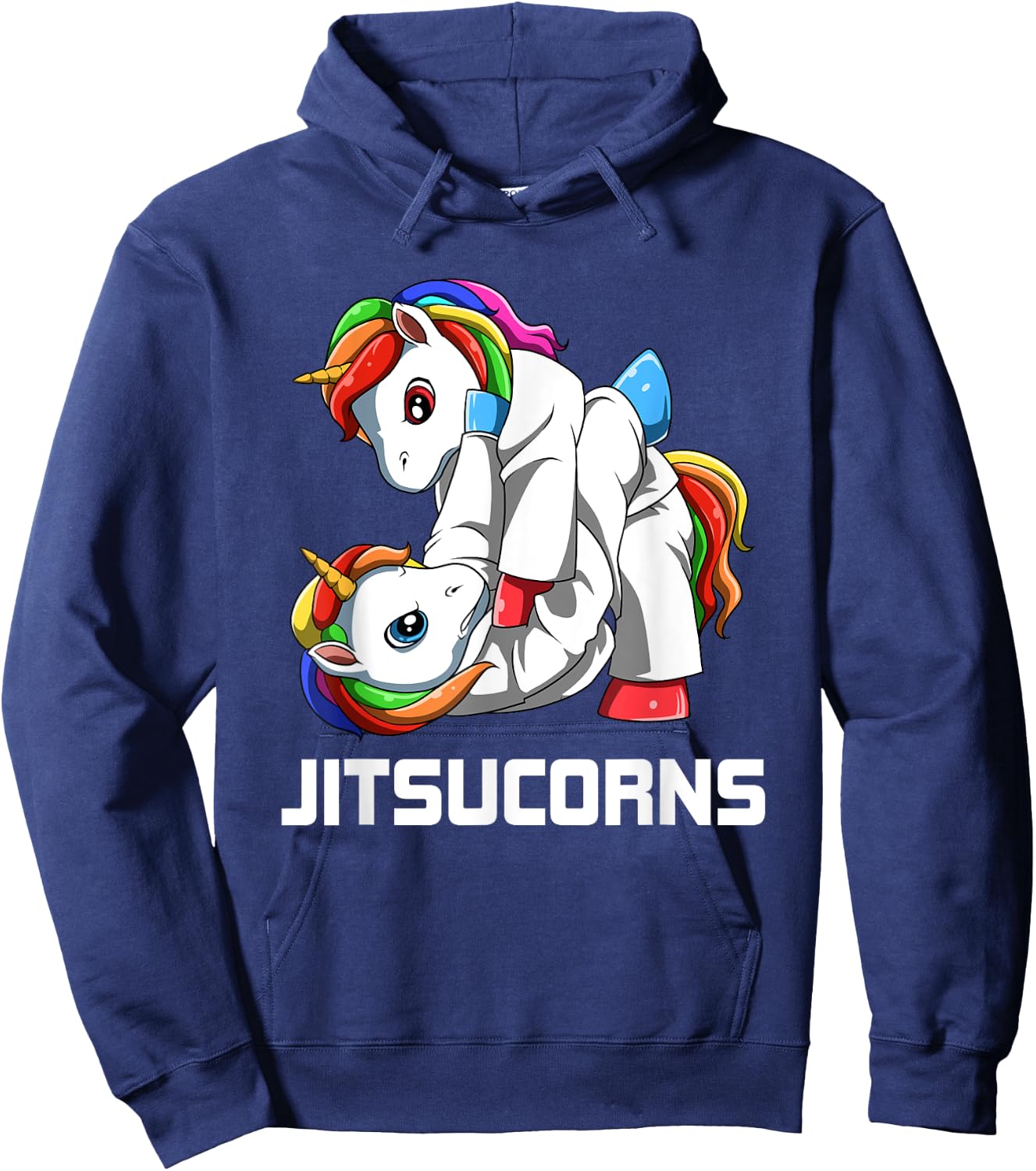 BJJ Unicorn - Brazilian Jiu-Jitsu and Grappling Gift Hoodie - Hoodie | Navy