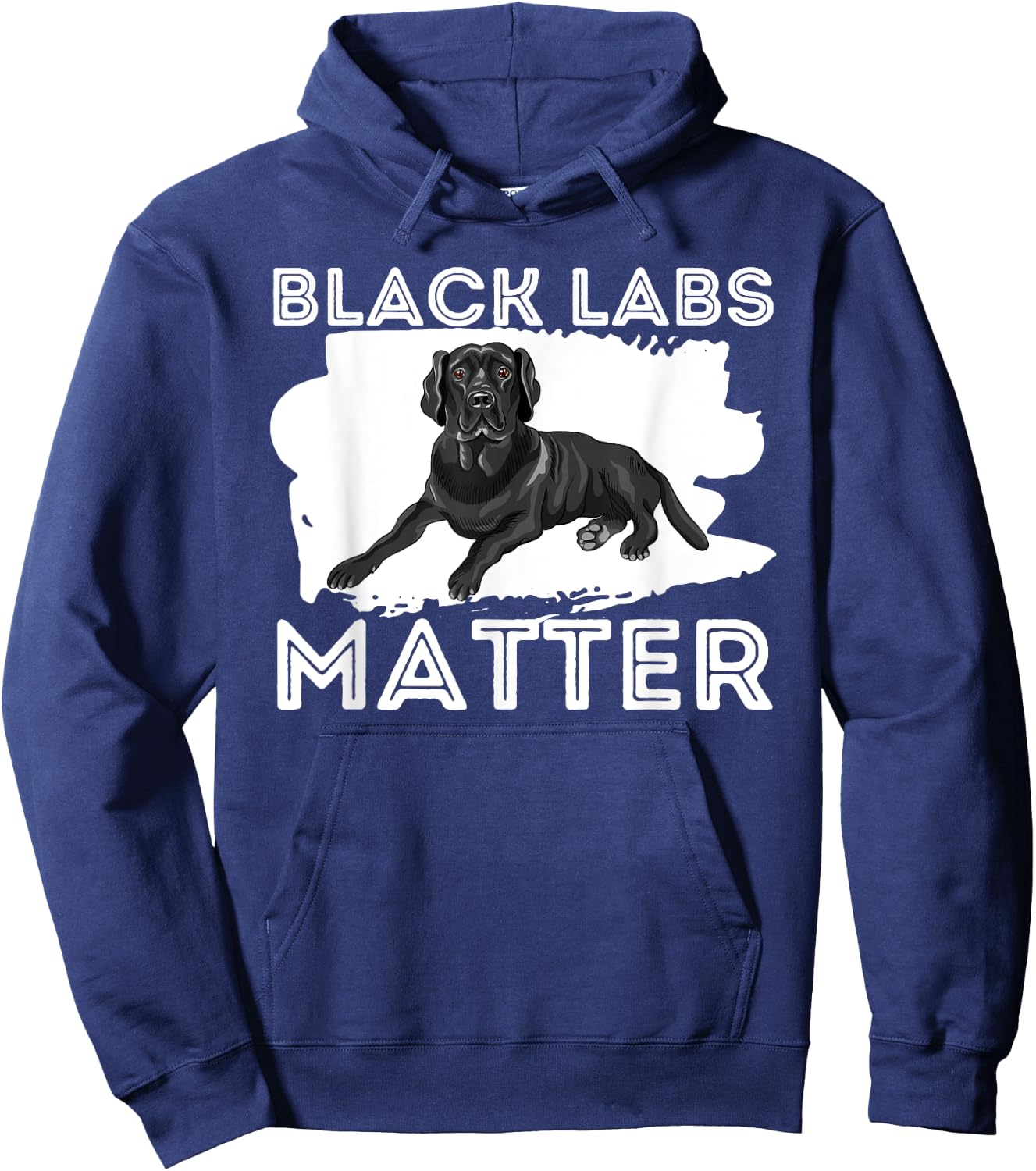 Black Labs Matter - Labrador Retriever Lover Dog Owner Hoodie - Hoodie | Navy