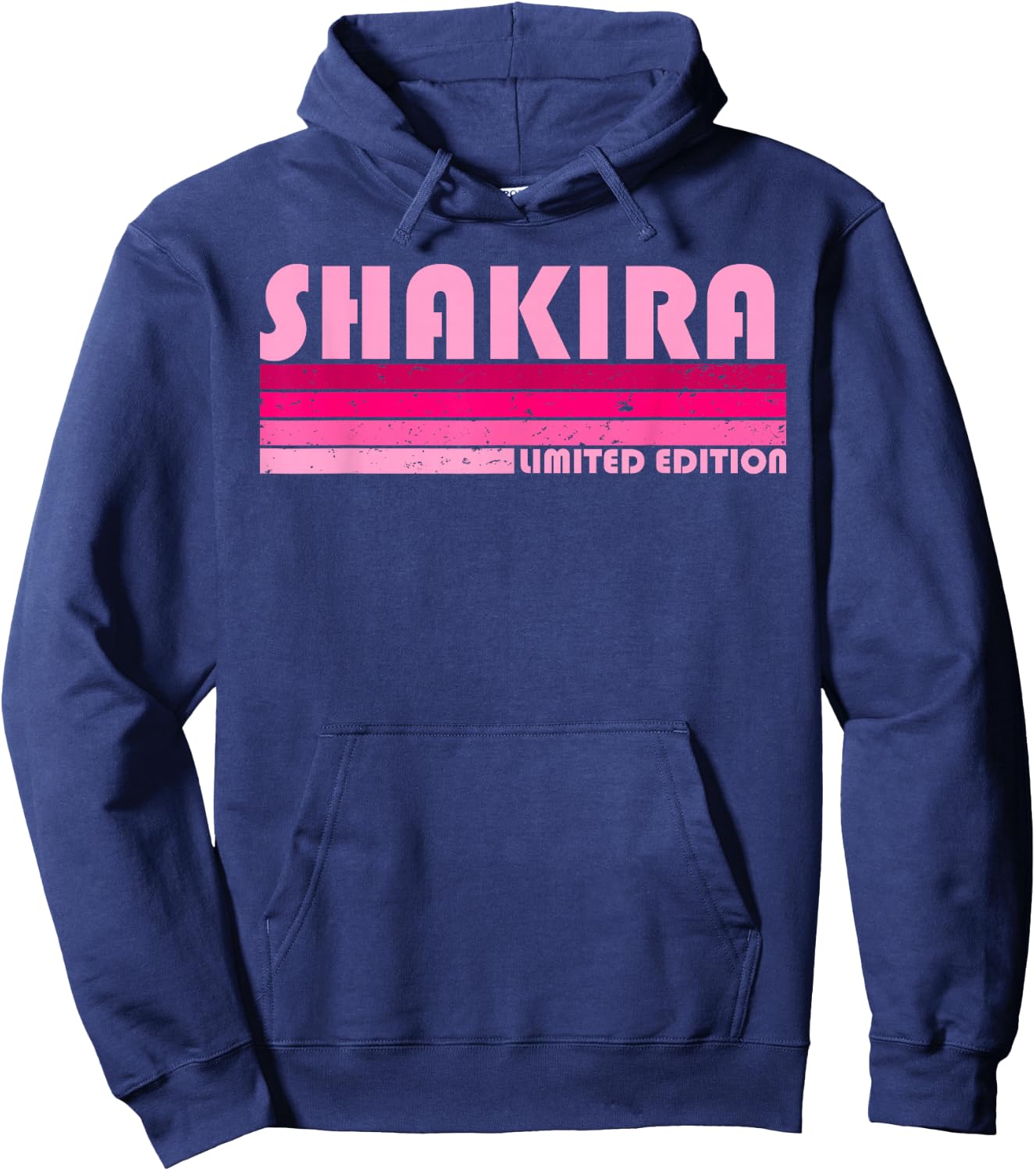 SHAKIRA Name Personalized Retro Vintage 80s 90s Birthday Hoodie - Hoodie | Navy
