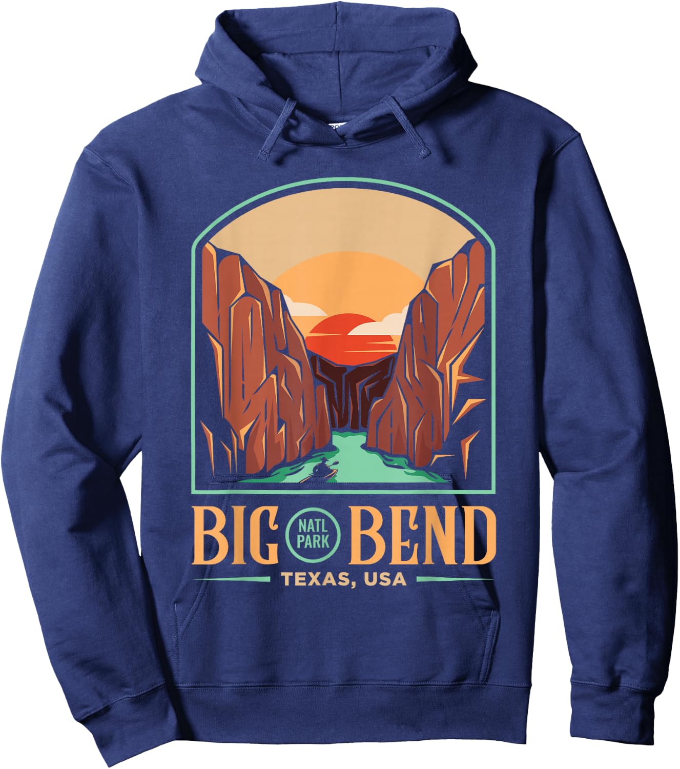 Big Bend National Park Brewster Texas US Gift Hoodie - Hoodie | Navy