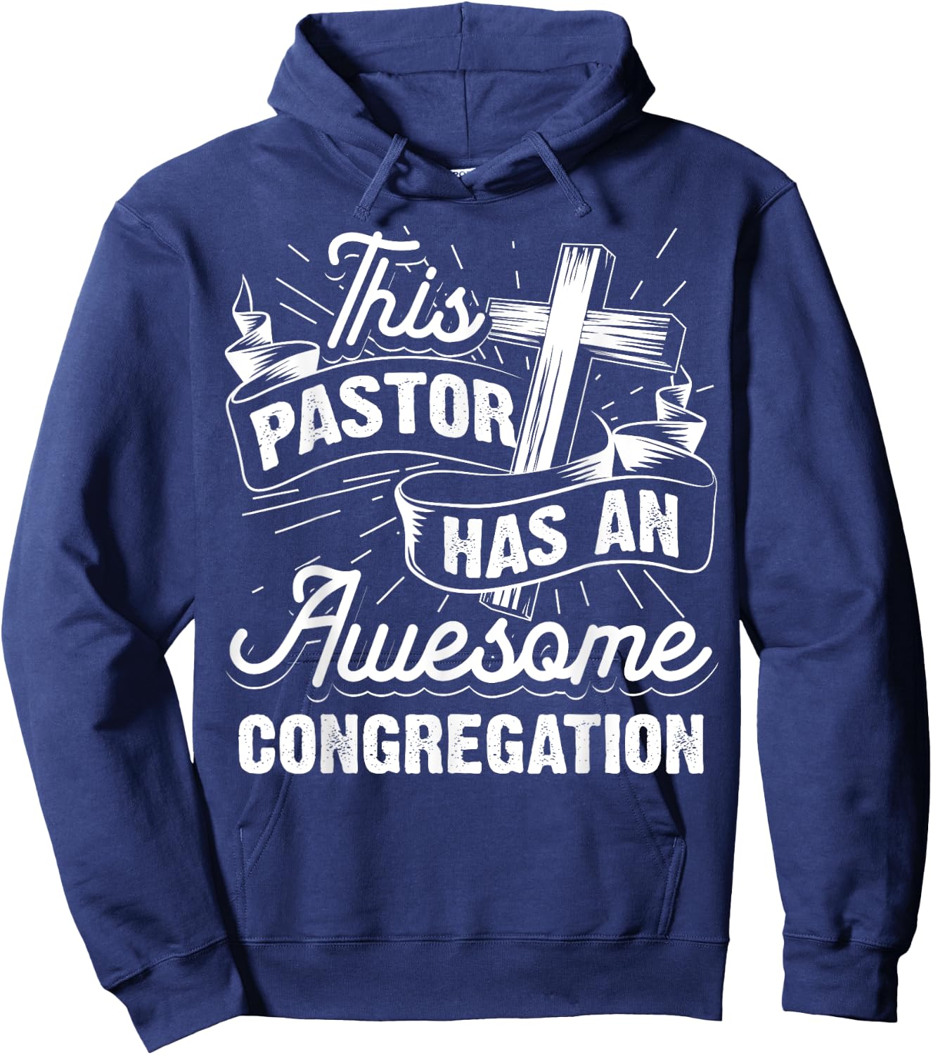 Funny Pastor Gift Women Cool Awesome Congregation Hoodie - Hoodie | Navy
