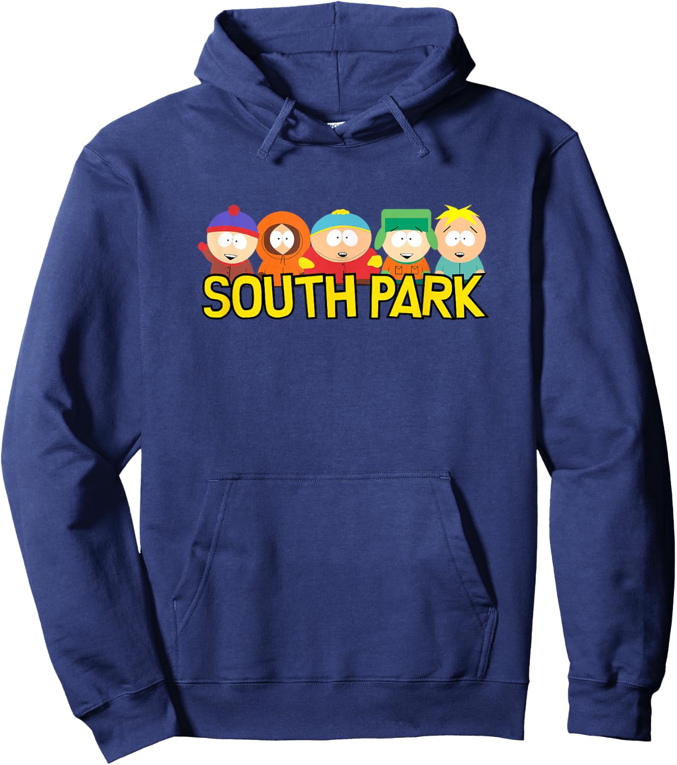 South Park Gang Behind Logo Hoodie - Hoodie | Navy