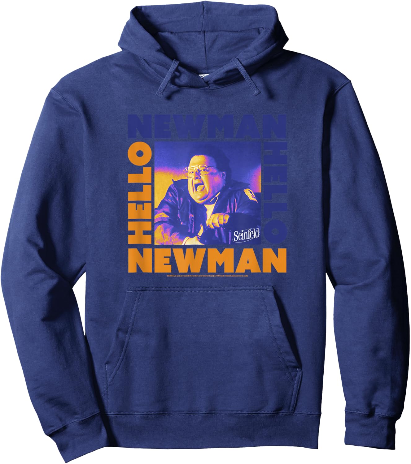 Seinfeld Newman Hello Newman Box Up Hoodie - Hoodie | Navy