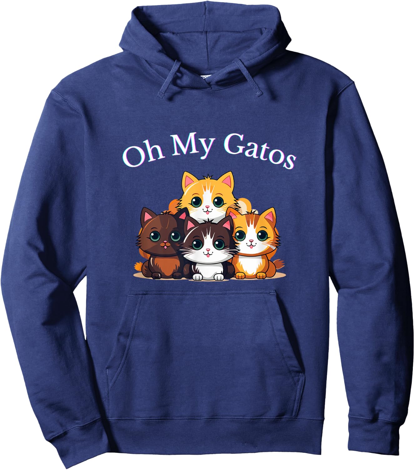Oh My Gatos Design - Cat Lover Shawty Bae Hoodie - Hoodie | Navy