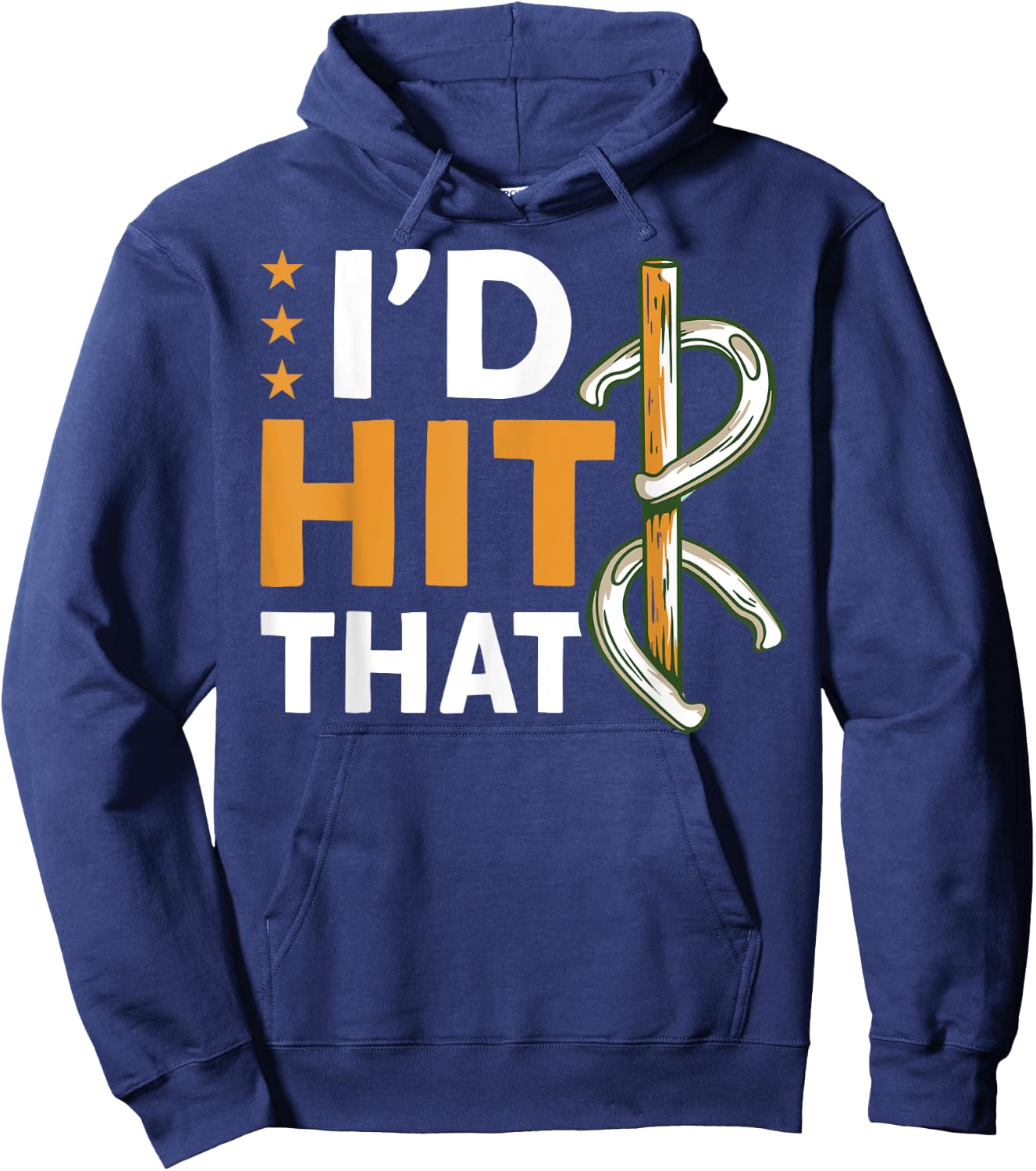 Horseshoe pitching i'd hit that horseshoe throwing game Hoodie - Hoodie | Navy