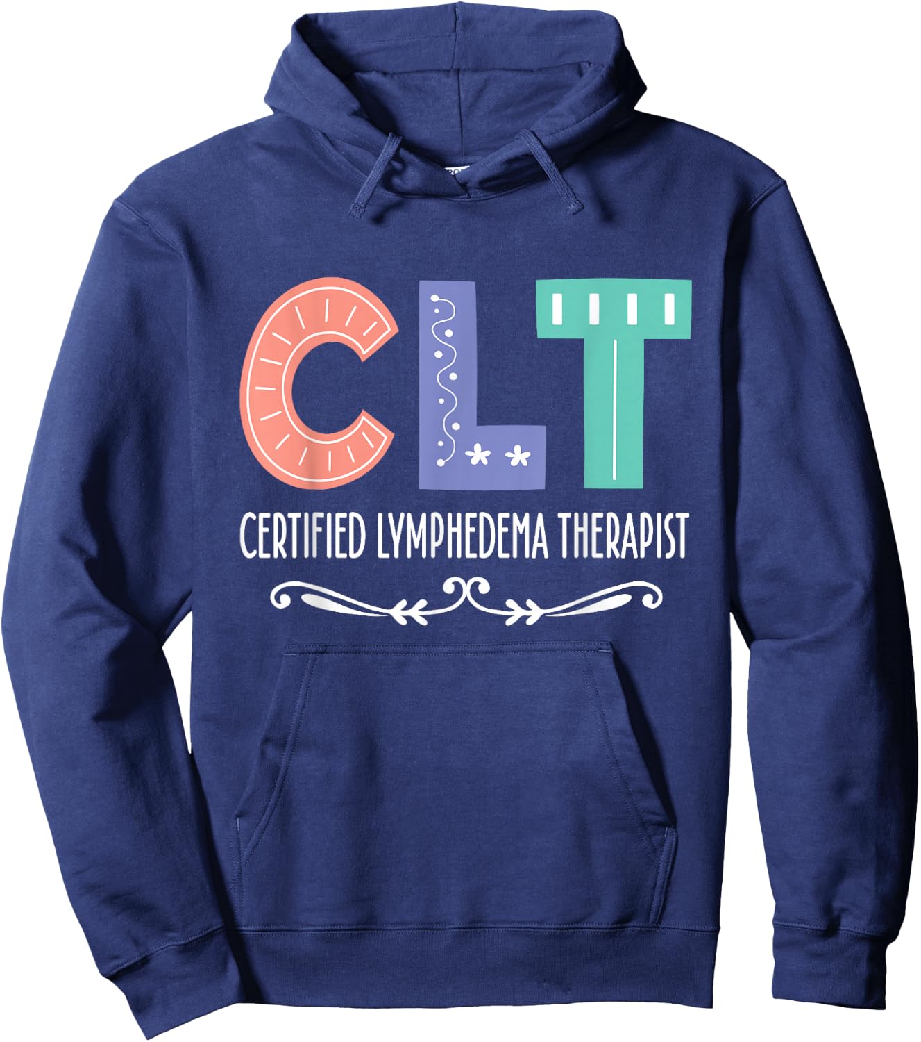 Lymphedema Therapist Hoodie - Hoodie | Navy
