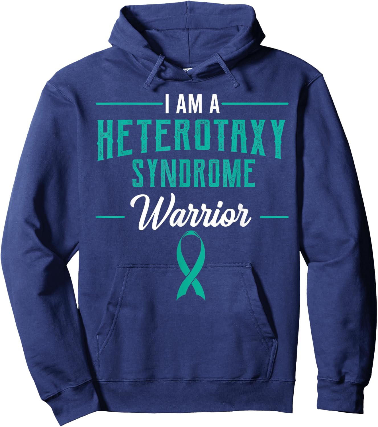 Heterotaxy Syndrome Situs Ambiguus Visceral Organs Warrior Hoodie - Hoodie | Navy