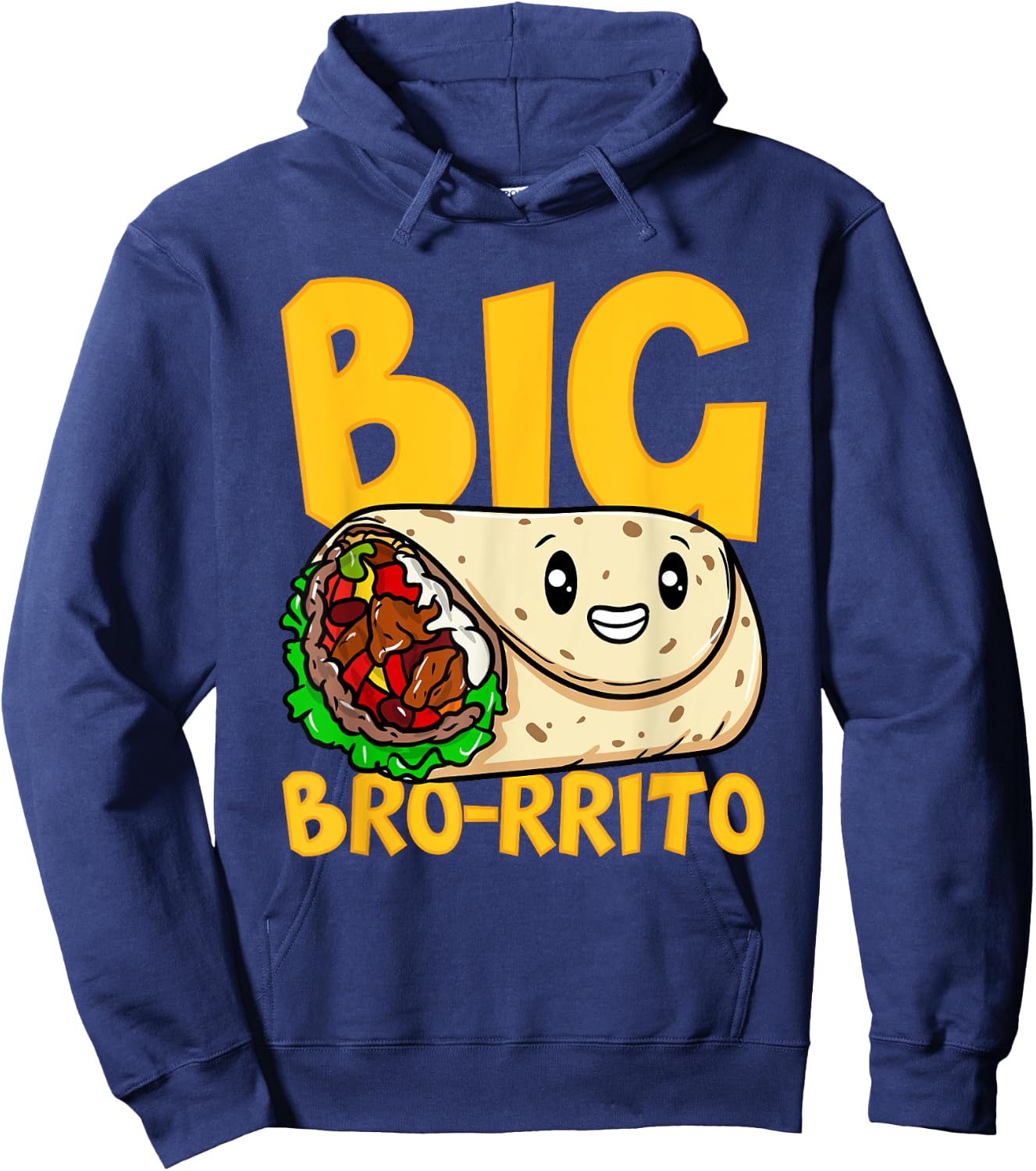 Burrito Lover Funny Bro-rrito Hoodie - Hoodie | Navy