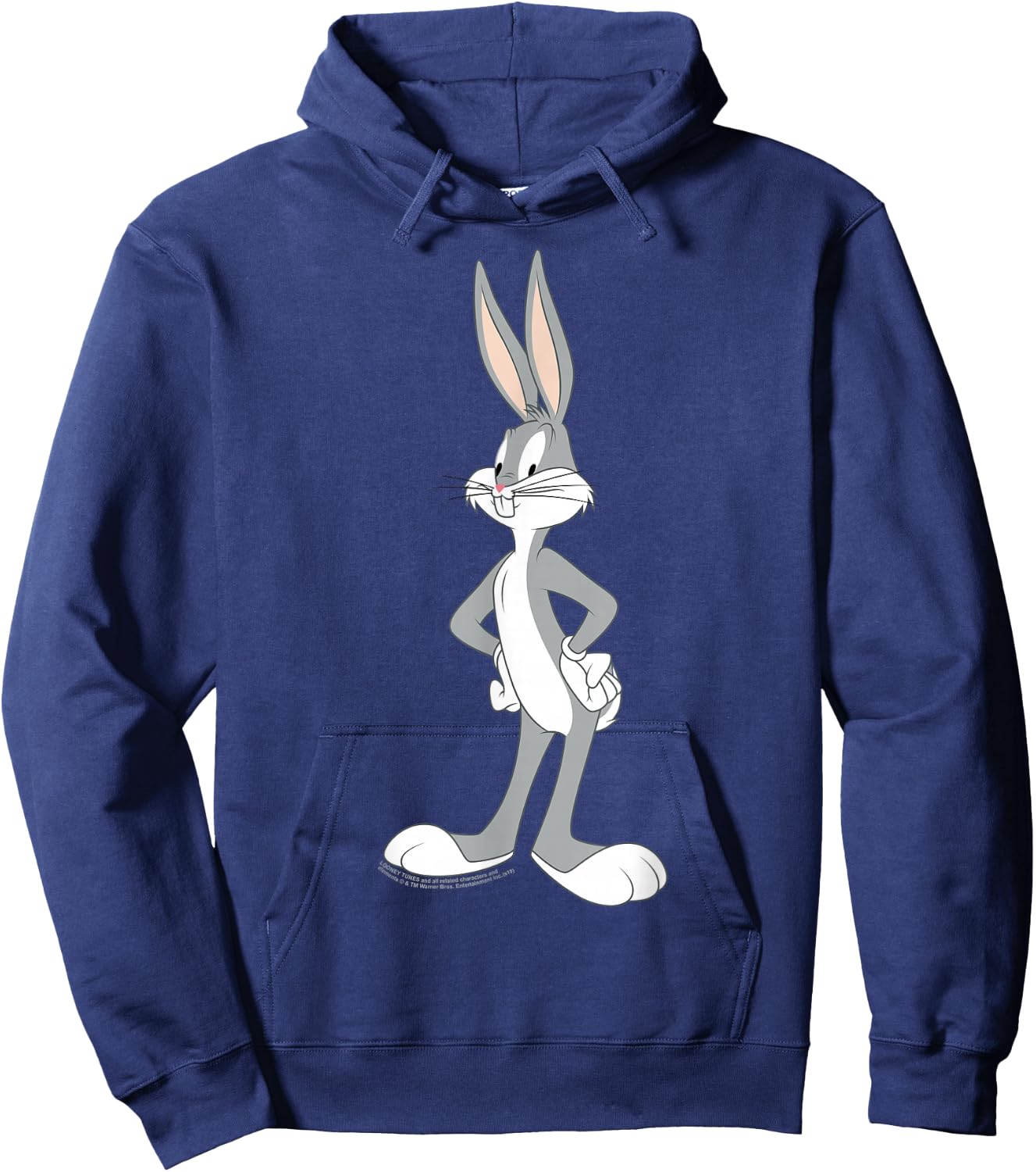 Looney Tunes Bugs Bunny Stance Portrait Hoodie - Hoodie | Navy
